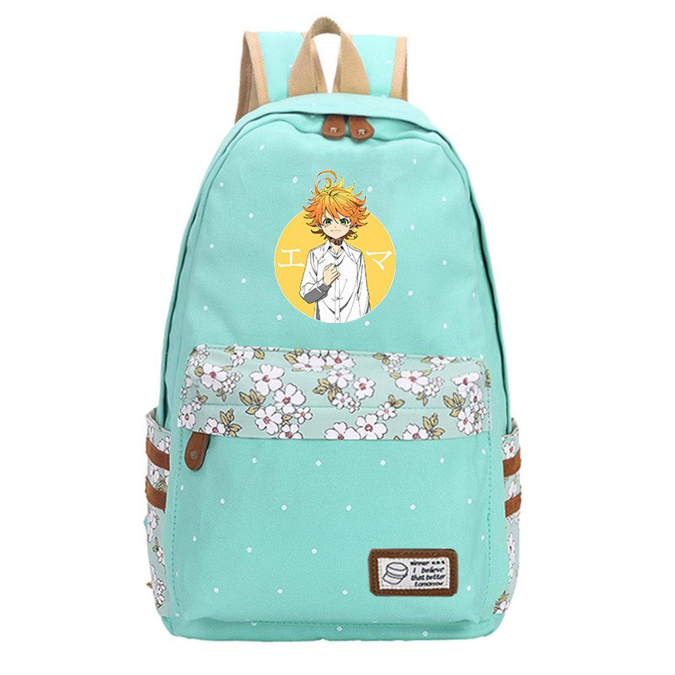 Anime The Promised Neverland Backpack - Lightweight School Bag for Students, Daypack Bookbag with Shoulder Strap | Perfect for School, College, Travel & Cosplay