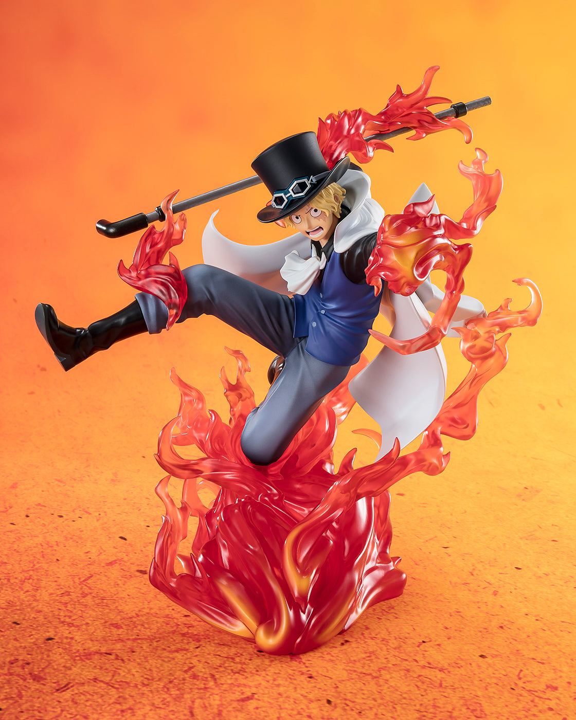 Figuarts Zero Extra Battle One Piece Sabo Fire Fist Rook Check Anime Statue - Perfect for Anime Collectors and One Piece Fans Display