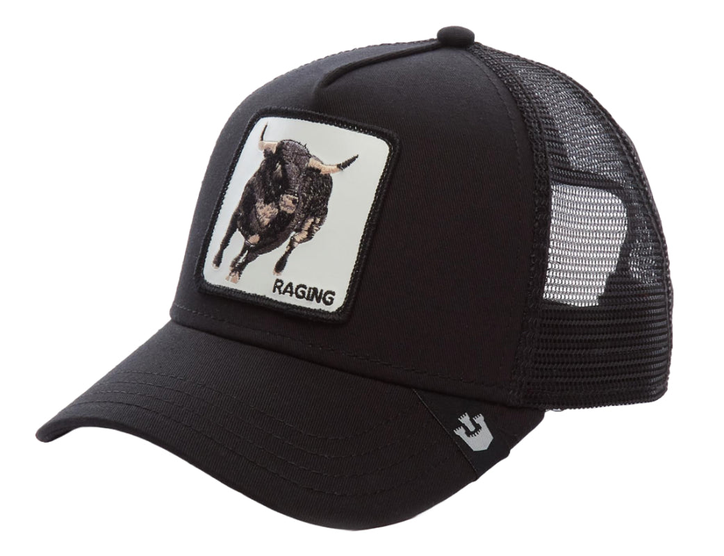 Goorin 'Rager' Black Trucker Style Baseball Cap for Men & Women - Casual Outdoor Hat for Sports, Hiking, and Everyday Wear