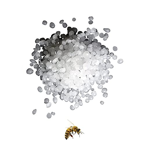 Organic White Beeswax 1lb - Pure & Natural Refined Beeswax for Candle Making, Sculpting, Glass Etching, Leather Waterproofing - DIY Crafts, Cosmetics, Wood Polish & Home Decor Projects