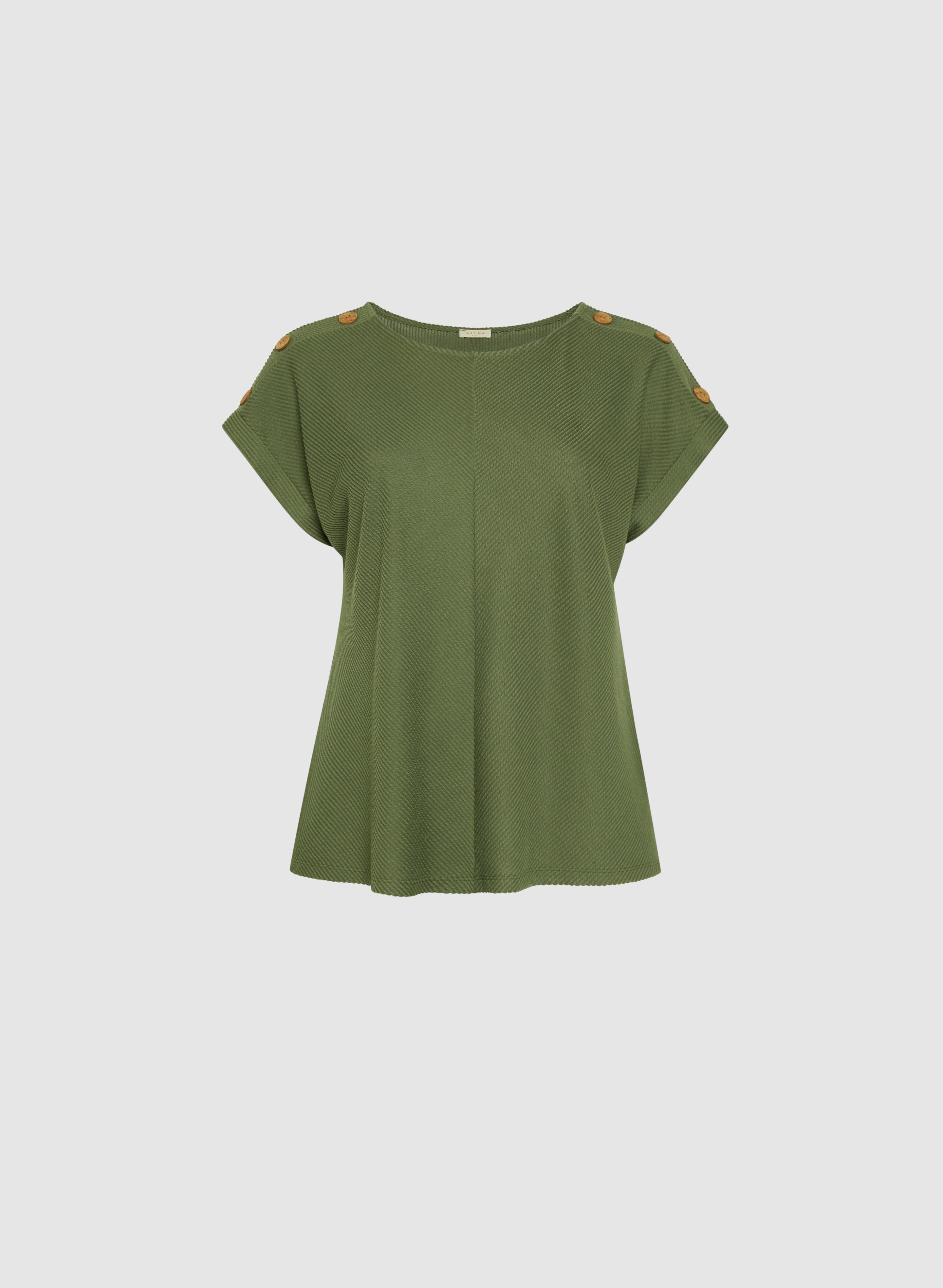 Stylish Button Detail Top for Women - Trendy Blouse with Unique Button Design - Perfect for Casual Outings, Office Wear & Date Nights