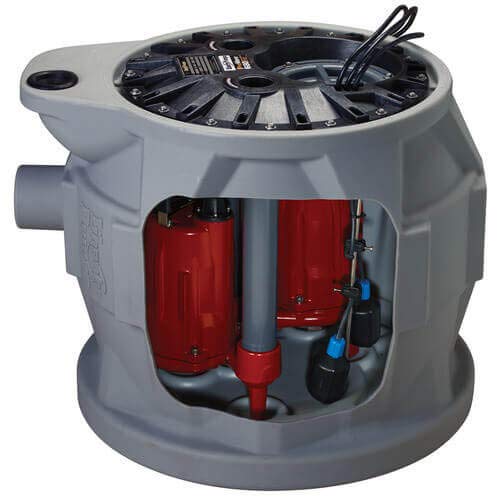 **Liberty Pumps ProVore 680 1 HP Duplex Grinder Pump System - 230V - 2