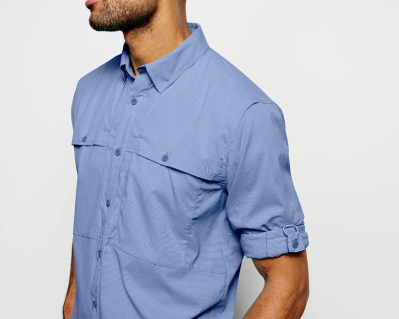 Orvis Men's Open Air Caster Long-Sleeved Shirt - Breathable Quick-Dry Fishing & Outdoor Shirt with UPF Protection for Hiking, Camping & Summer Adventures