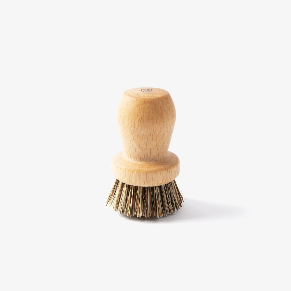 Eco-Friendly Natural Fiber Cleaning Brush for Kitchen, Bathroom & Household - Biodegradable & Sustainable Cleaning Tool for Dishes, Tiles & More