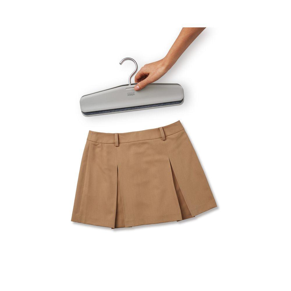 Joseph Joseph Orderly Space-Saving Clothes Hanger for Pants & Skirts - 2 Pack - Perfect for Closet Organization and Travel Packing
