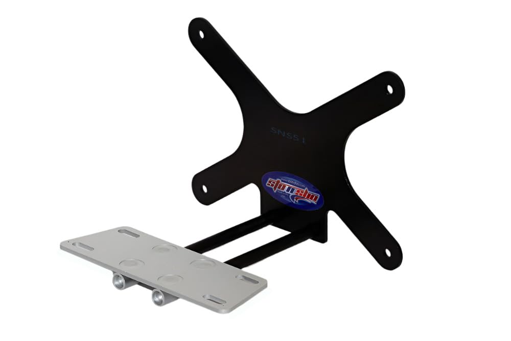 STO N SHO Front License Plate Bracket for 2010-2014 Ford F-150 SVT Raptor - No Drilling Universal Mounting Kit - Perfect for Off-Road & Street Legal Compliance