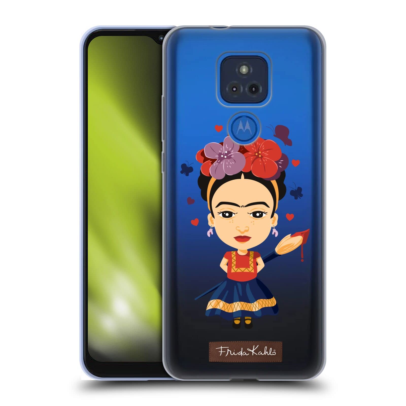 Official Frida Kahlo Licensed Motorola Moto G Play (2021) Soft Gel Phone Case - Artistic Protection for Everyday Use & Gift Giving