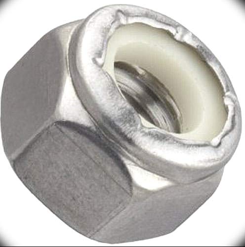 Stainless Steel Nylon Insert Lock Nuts 3/4-10 (5 Pack) - Metric Anti-Loose Fastener Kit for Automotive, Machinery & Industrial Equipment