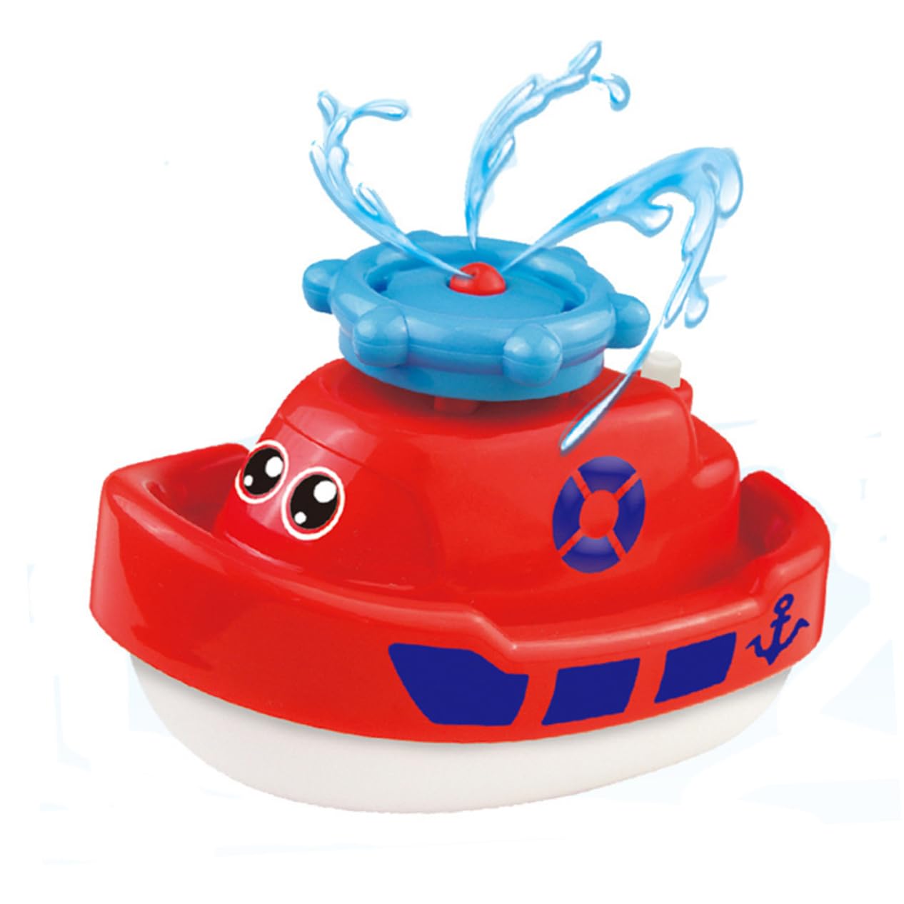 VICASKY 1pc Submarine Bath Toy for Kids - Fun Water Spraying Bathtub Toy, Red - Perfect for Toddler Bath Time & Sensory Play