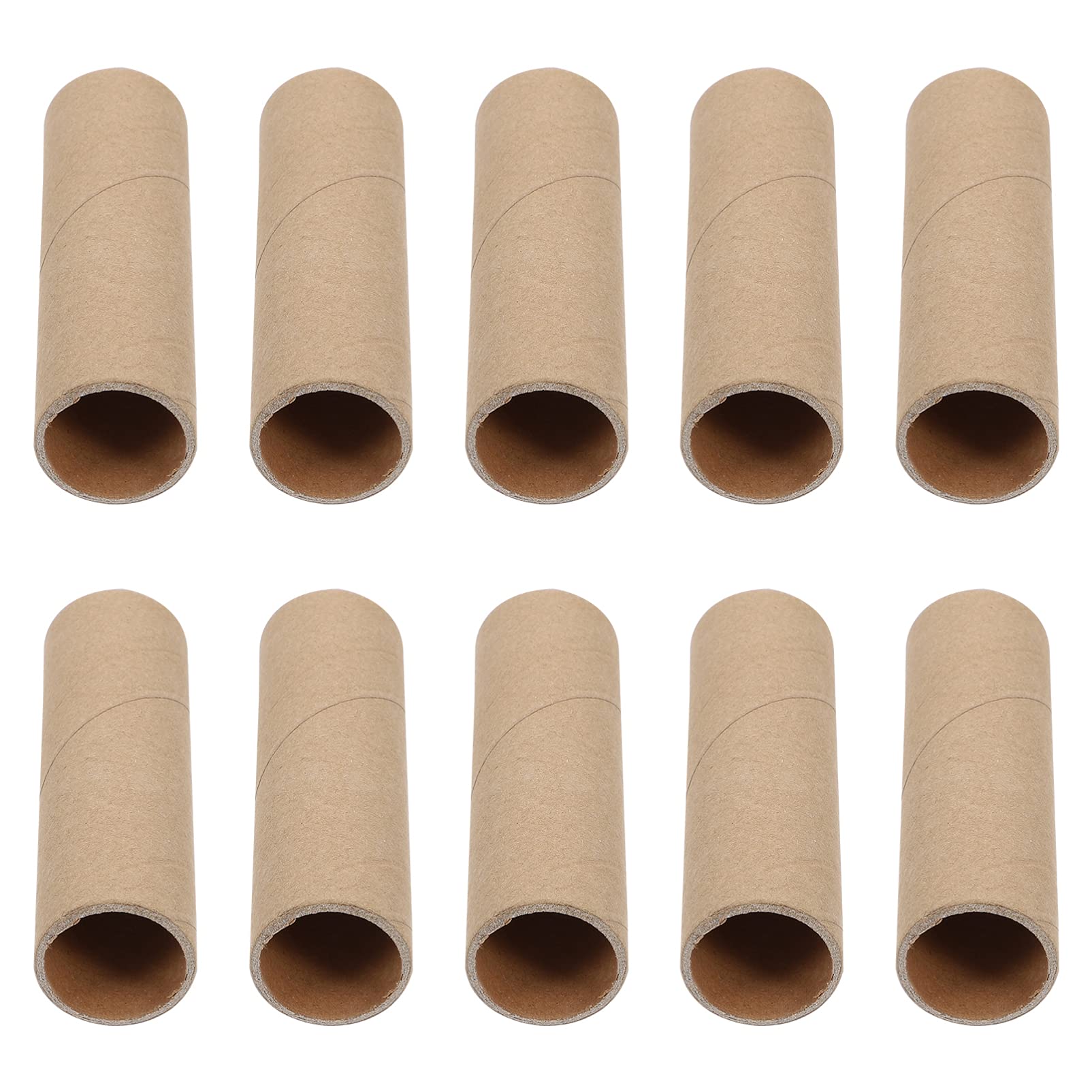 15pcs Round Paper Tubes - Mailing Tubes, Toilet Paper Tubes & Cardboard Storage Tubes for Kids | Perfect for DIY Crafts, Gift Wrapping & Wool Reel Organizing | Cabilock Small Cardboard Tubes for Home & School Projects