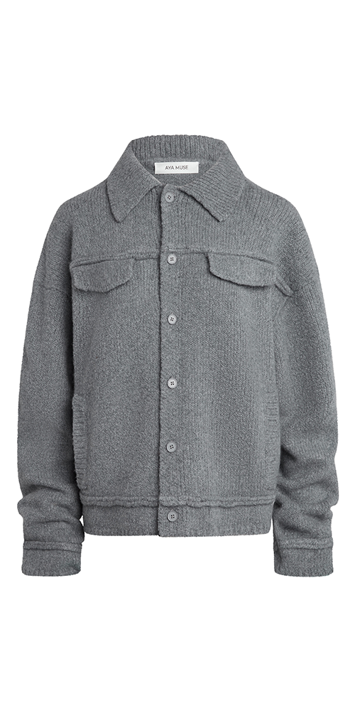 Cozy Button Up Knit Jacket for Women - Stone Color | Soft Winter Cardigan | Perfect for Office, Casual Outings & Date Nights