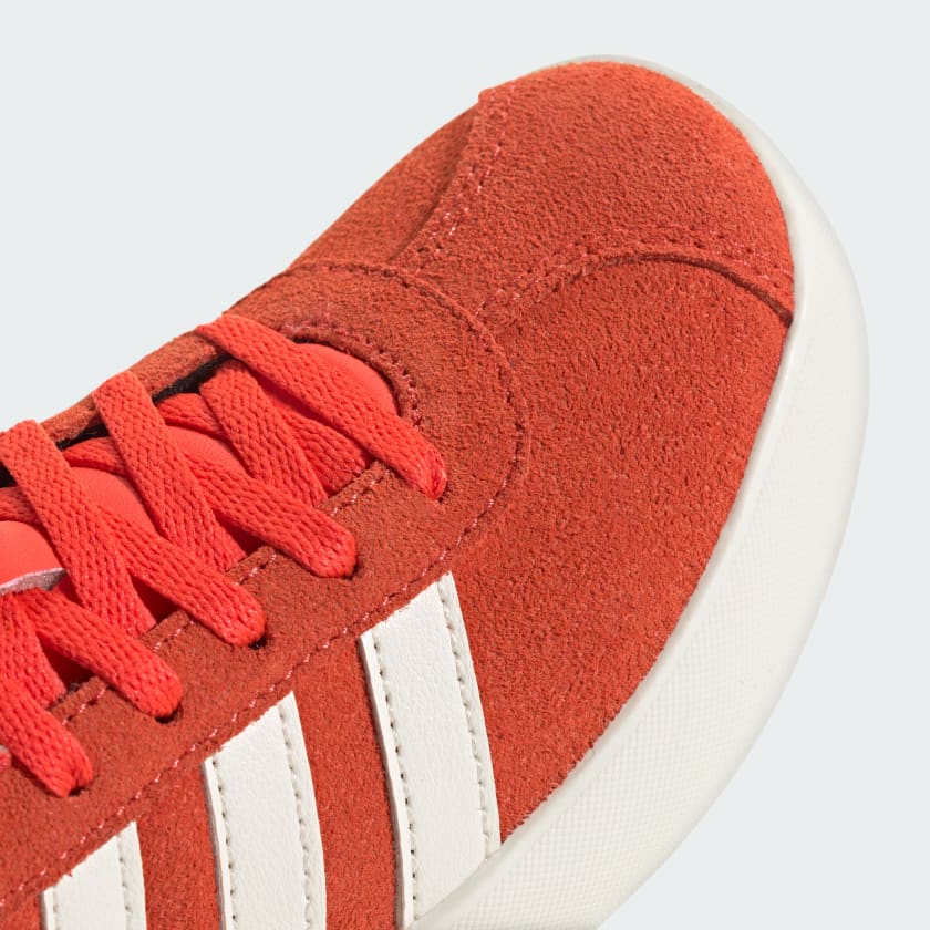 Adidas Kids VL Court 3.0 Sneakers - Red & White Athletic Shoes for Boys & Girls | Comfortable Running & Basketball Shoes for School & Play