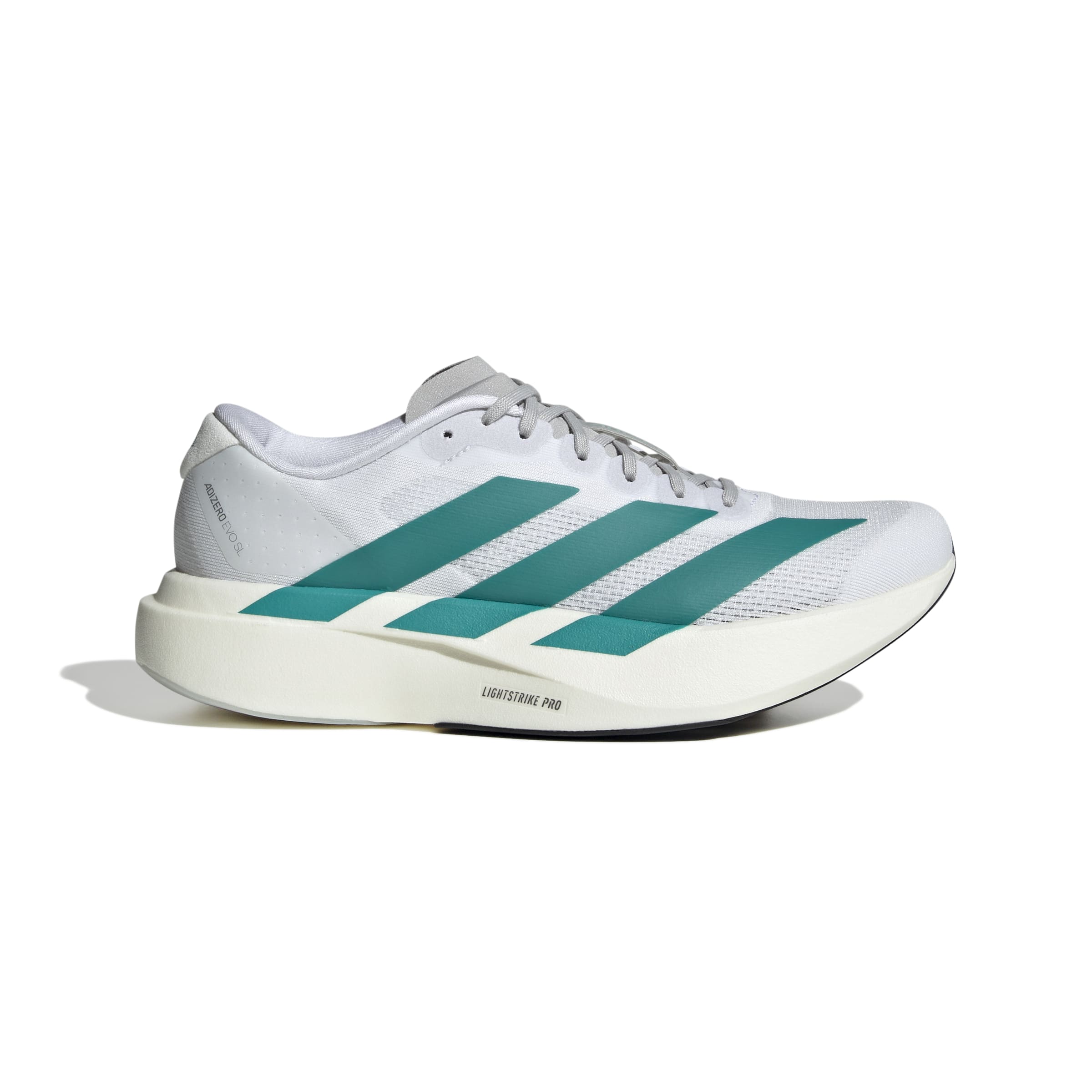 Adizero Evo SL Women's Running Shoes - Lightweight Performance Sneakers for Training & Racing | FTWWHT/PURTEA/GRETWO Colorway | Perfect for Marathon, Gym Workouts & Daily Jogging