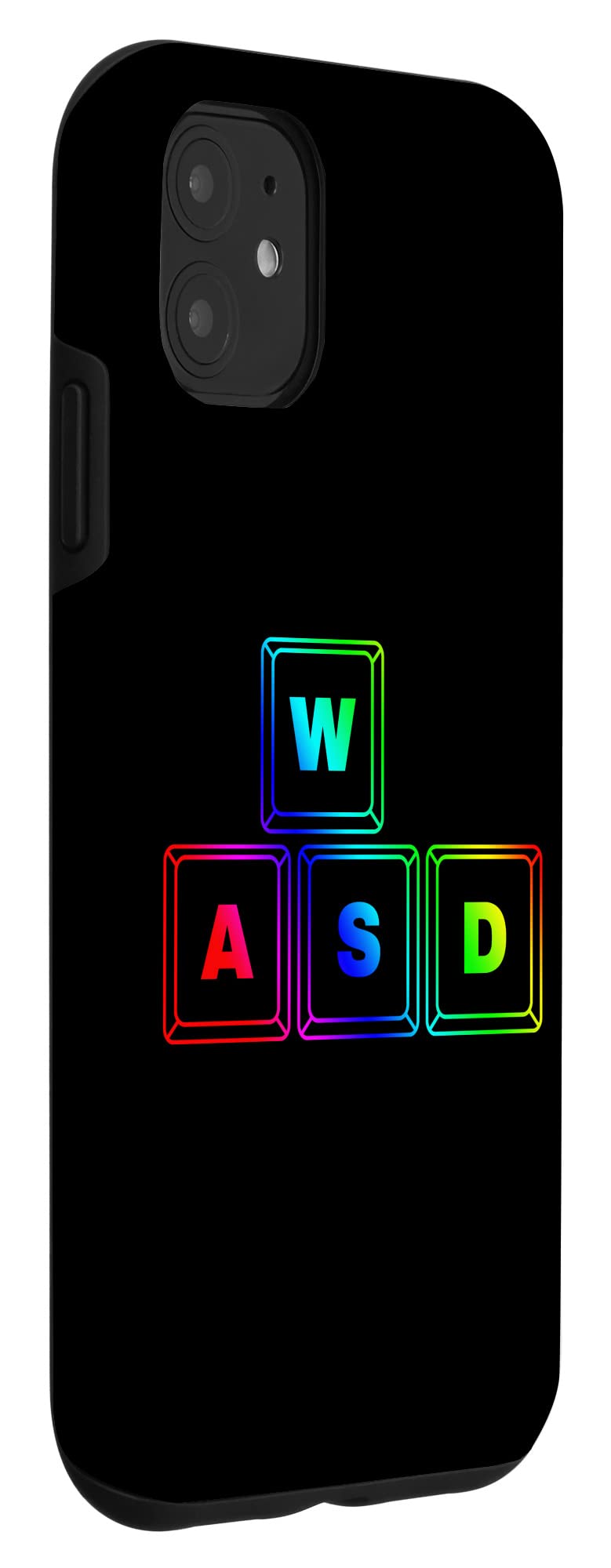 iPhone 11 Case - WASD PC Modder & Gamer Design - Retro Graphic Computer Gaming Phone Cover for iPhone 11 - Perfect for Gaming, Tech Enthusiasts & Retro Style Lovers