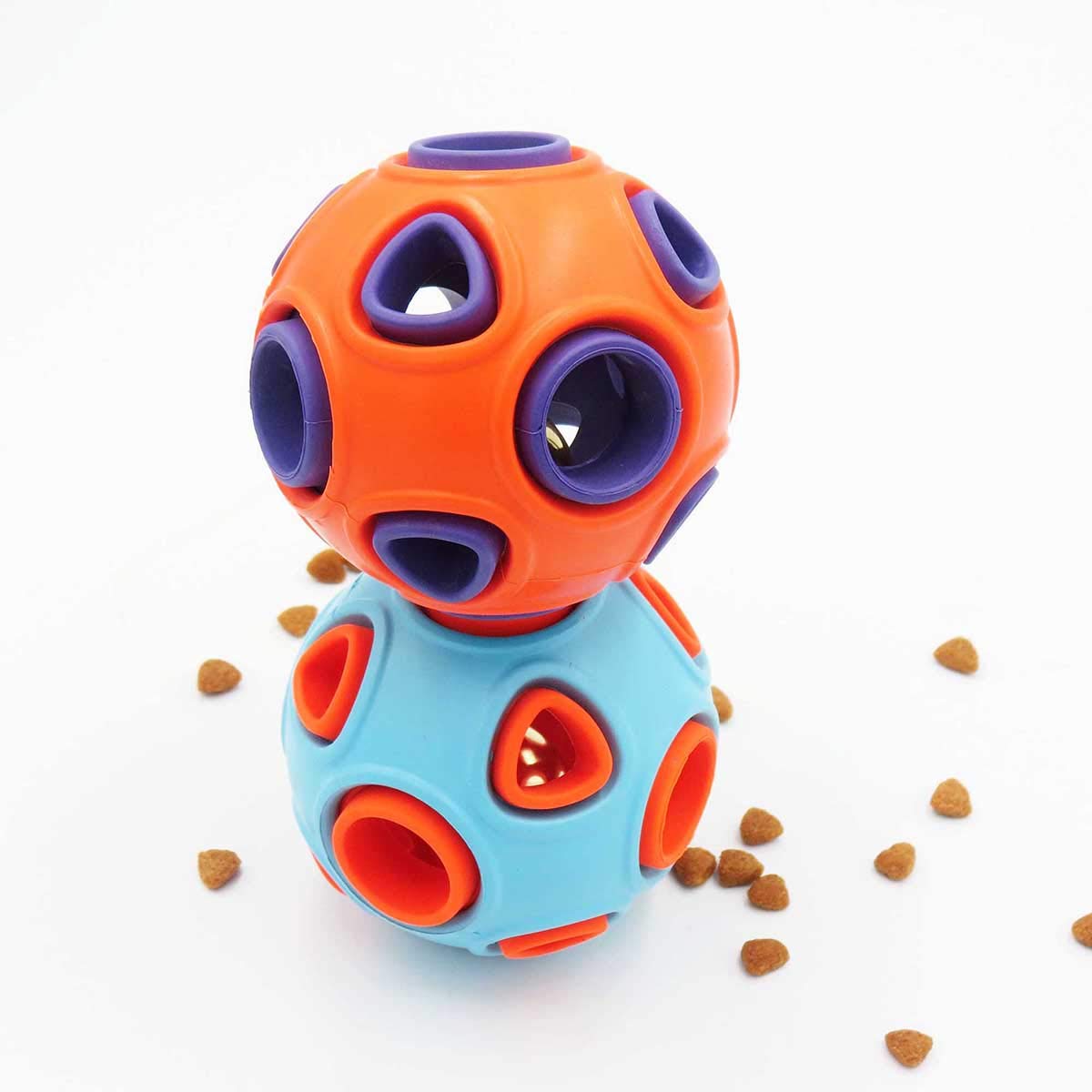 TEHAUX Interactive Dog Ball Toy - Treat Dispenser Puzzle Game for Pet Training, Chew-Resistant & Leak-Proof Design - Perfect for Indoor Play, Outdoor Fetch & Mental Stimulation for Dogs