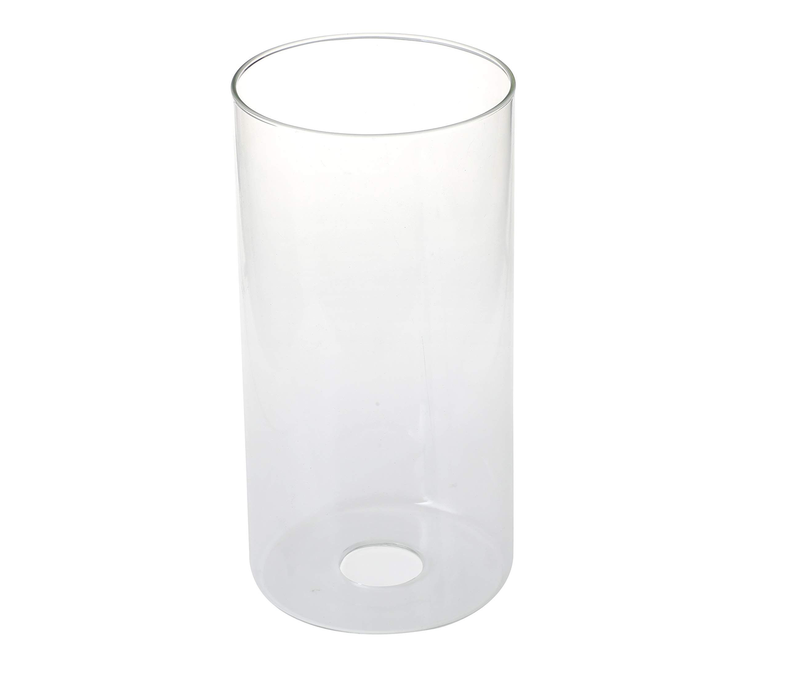 GoLucky Glass Cylinder Lamp Shade Replacement - 3.5 Inch Diameter x 14 Inch Height - Perfect for Table Lamps, Floor Lamps & Chandeliers - Elegant Home Decor Lighting Accessory