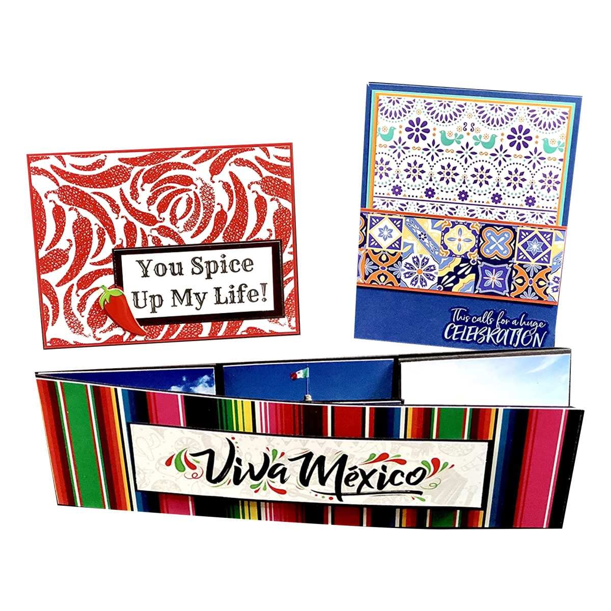Reminisce Mexico Scrapbook Collection Kit - 12x12 Inch Multi-Color Scrapbooking Paper for DIY Crafts, Photo Albums & Memory Books | Perfect for Mexican-Themed Projects, Travel Scrapbooks & Cultural Heritage Preservation