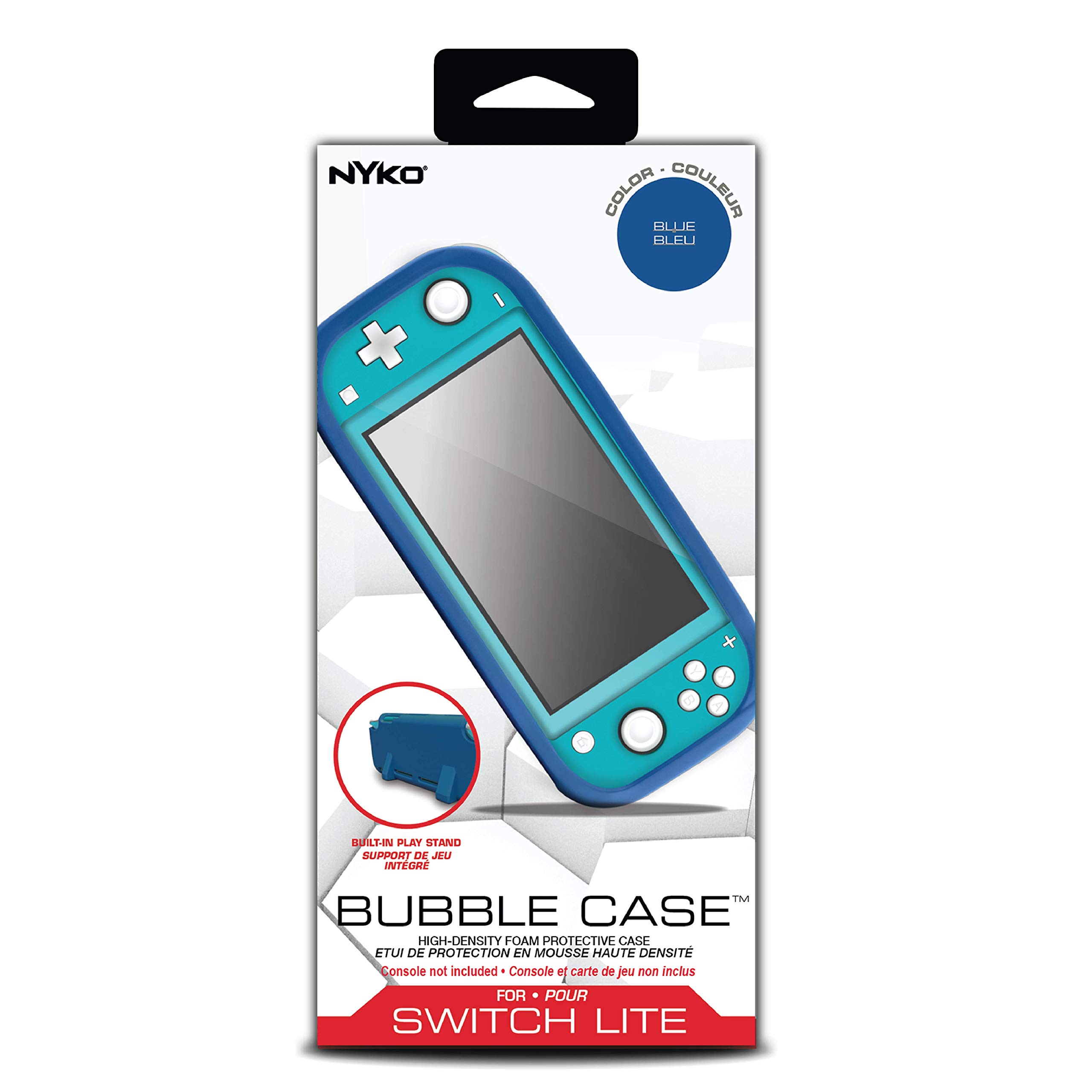 Nyko Bubble Case for Nintendo Switch Lite - Protective Shockproof Cover with Ergonomic Grip, Blue | Compatible with Nintendo Switch Lite | Perfect for Gaming, Travel & Everyday Protection
