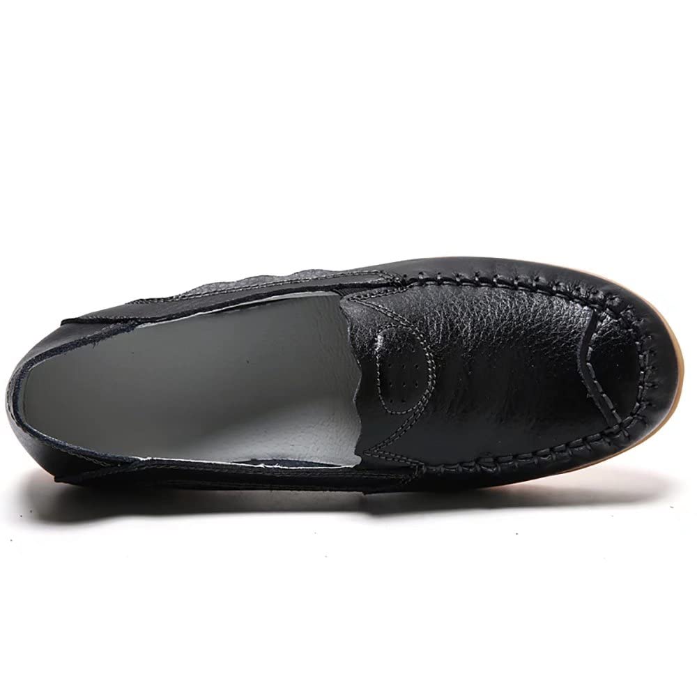WERWAES Women's Casual Loafers - Lightweight Comfortable Slip-On Moccasins for Walking | Non-Slip Flat Shoes with Round Toe | Perfect for Office, Travel & Everyday Wear