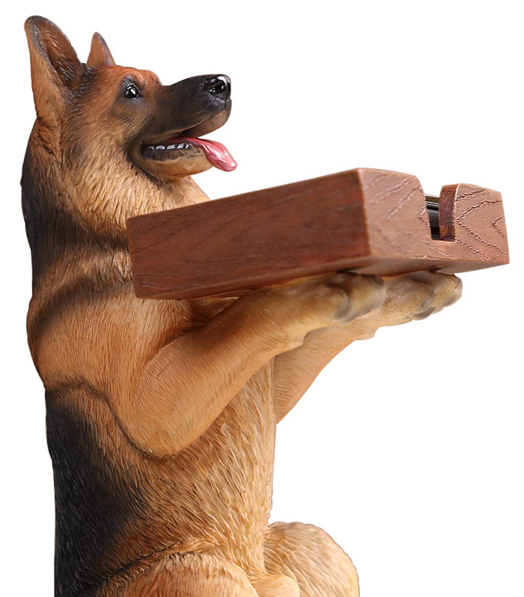 Dog-Themed Business Card Holder - Stylish Desktop Name Card Organizer for Office & Home | Perfect for Reception Desks, Workstations, and Professional Meetings