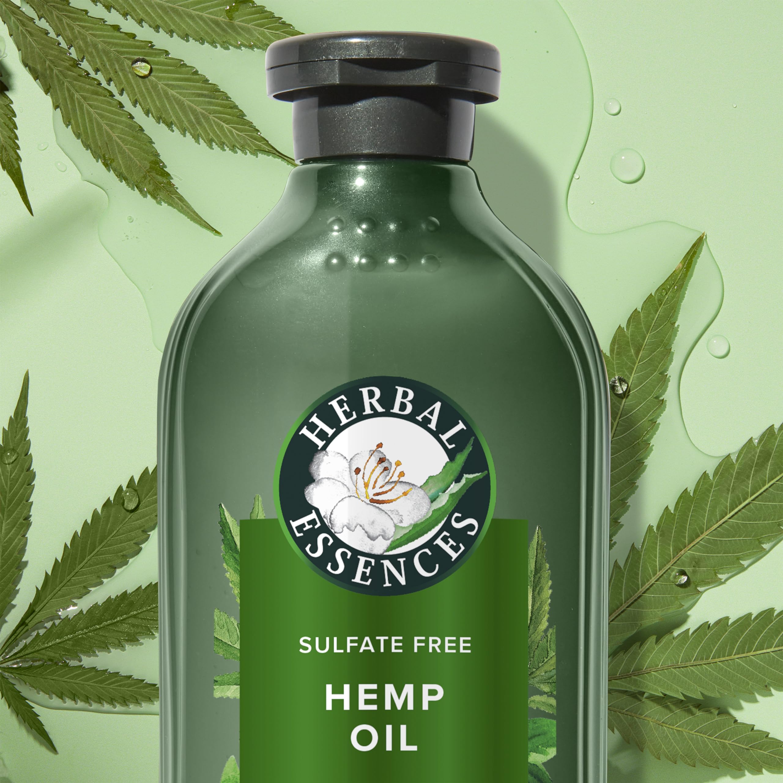 Herbal Essences bio:renew Hemp & Potent Aloe Conditioner for Frizz Control - 13.5 Fl Oz Hydrating Hair Treatment | Smooth & Nourish Dry, Damaged Hair - Perfect for Daily Use & Post-Color Care