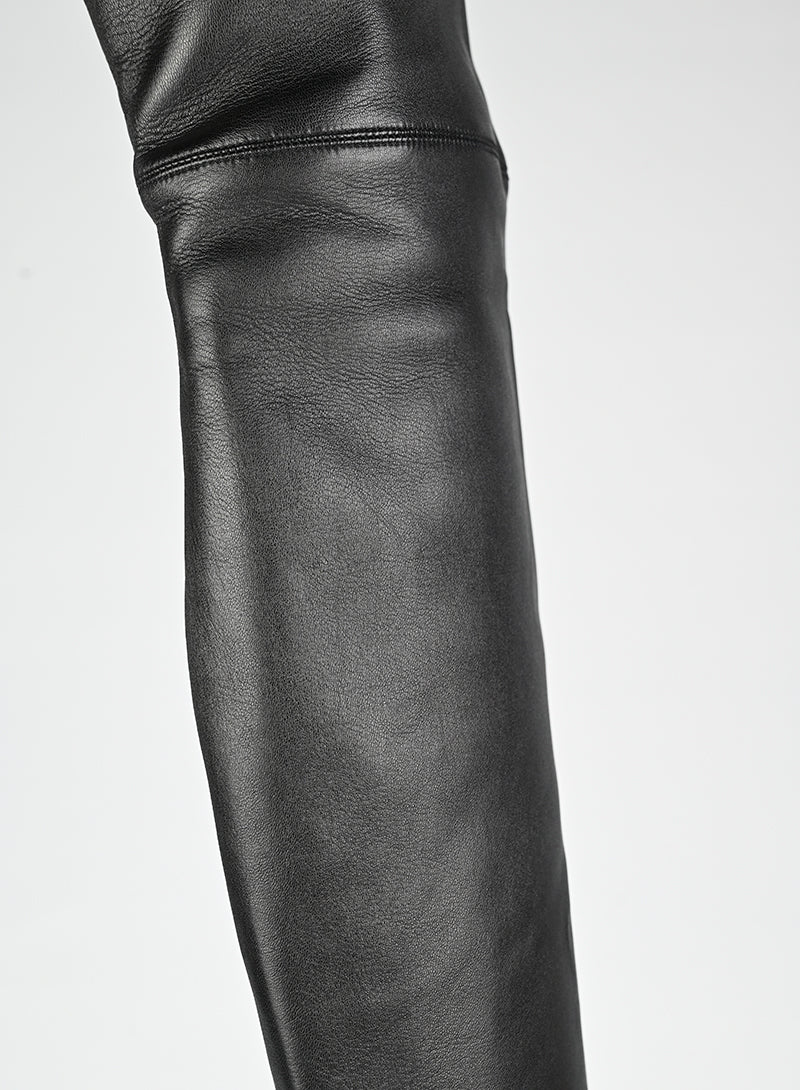 Valentino Black Thigh High Boots Size 39 - Elegant & Stylish for Evening Parties & Night Out