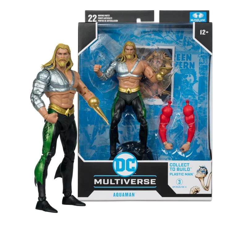 DC Multiverse Aquaman Action Figure - Collect to Build Plastic Man - Perfect for DC Fans, Collectors & Superhero Displays