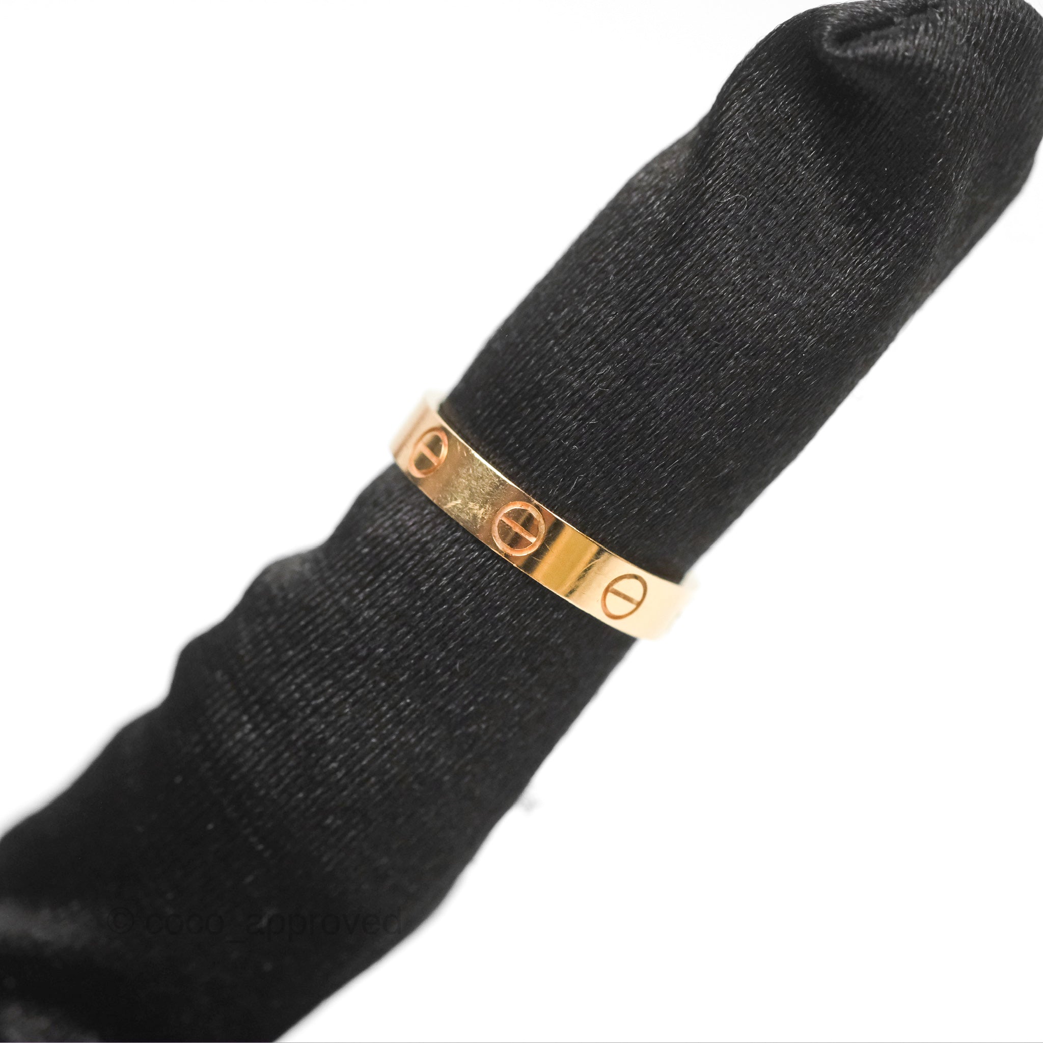 Cartier Love Band & Small Juste Un Clou Ring Set in 18K Rose Gold - Luxury Wedding & Anniversary Jewelry Gift for Her