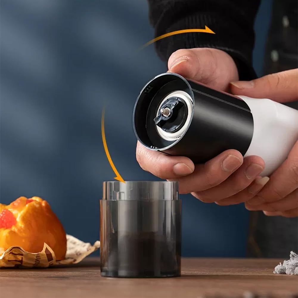ROVSUN Electric Coffee Grinder for Home Use - Portable Coffee Bean Grinder with Stainless Steel Blades - Perfect for Espresso, French Press, and Cold Brew Coffee Makers
