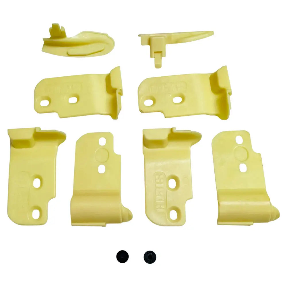 Coats 89233409 OEM Leverless Hook & Tail Bootie Insert Set (6 Hooks, 2 Tails) - Perfect for Sewing, Upholstery & Shoe Repair
