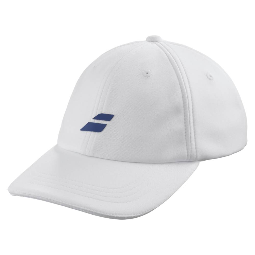 Babolat Junior Pure Logo Hat for Kids - White Tennis Cap for Boys & Girls - Perfect for Outdoor Sports, Training, and Sun Protection