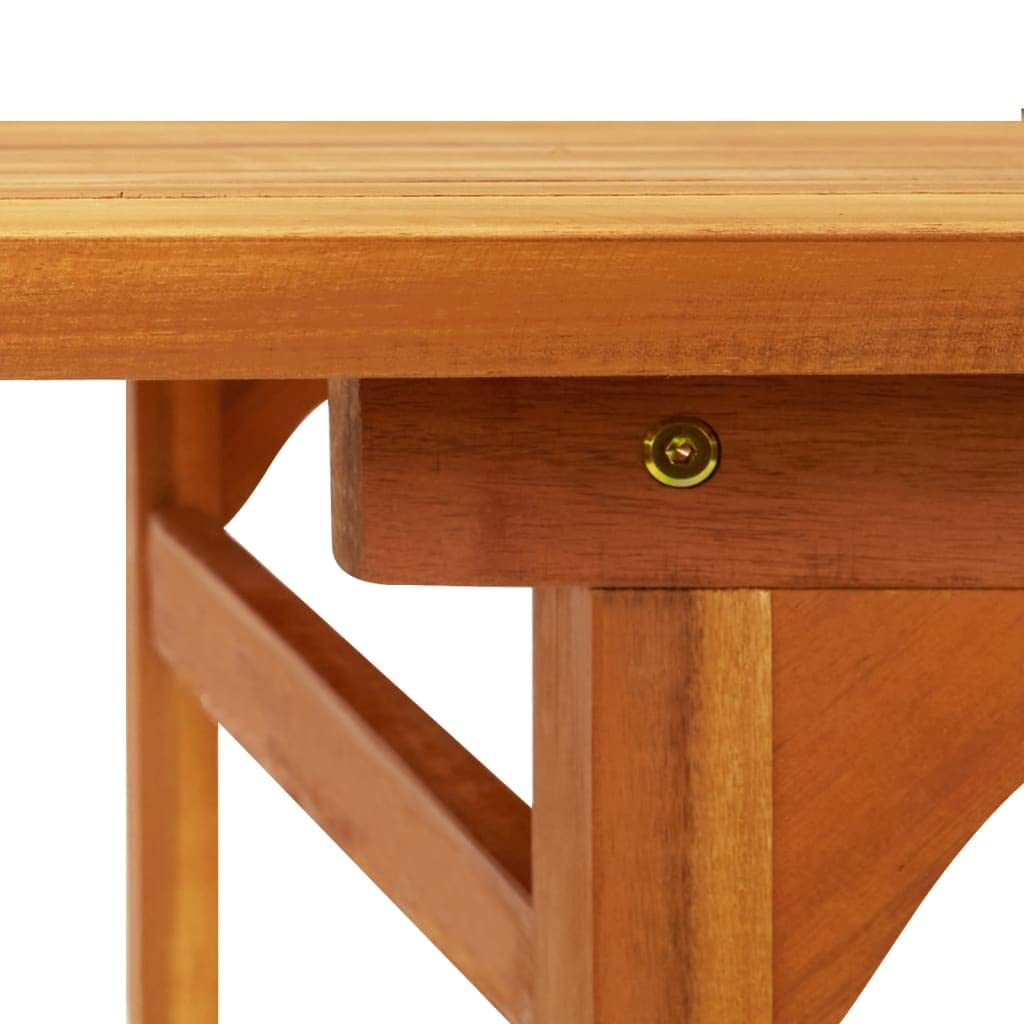 Solid Acacia Wood Outdoor Bistro Table 110.2