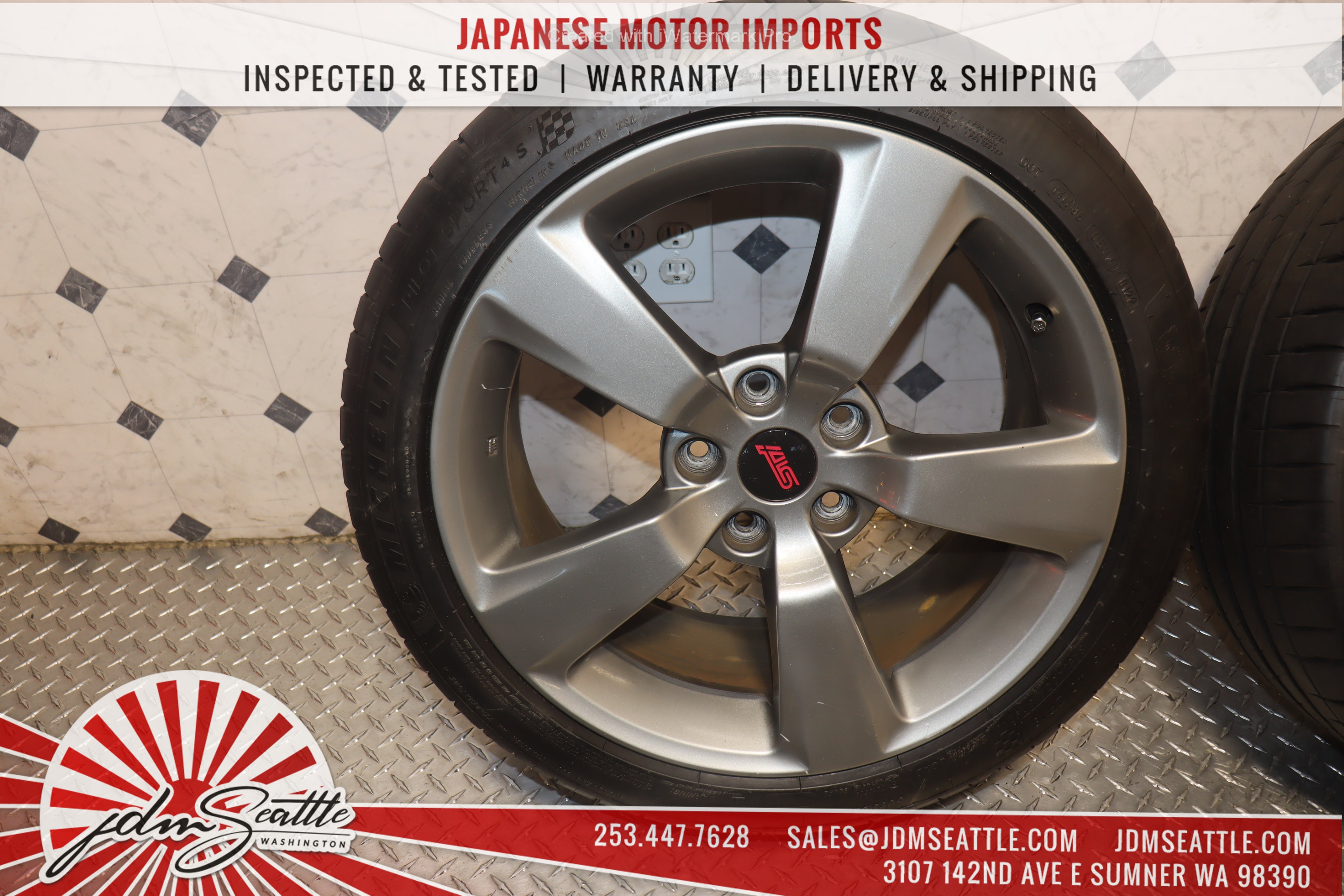 2008-2014 Subaru Impreza WRX STI GRB OEM Factory Stock Wheels - Set of 4 - Perfect for Replacement or Restoration Projects