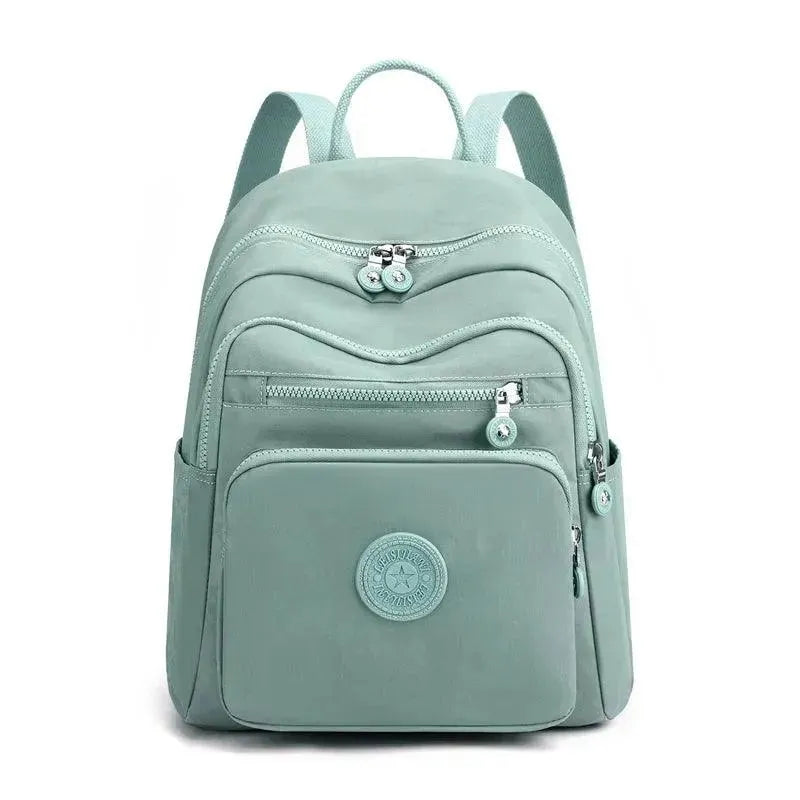 Waterproof Nylon Women's Travel Backpack - Lightweight Carry On Backpack for Airplane, Hiking & Outdoor Adventures