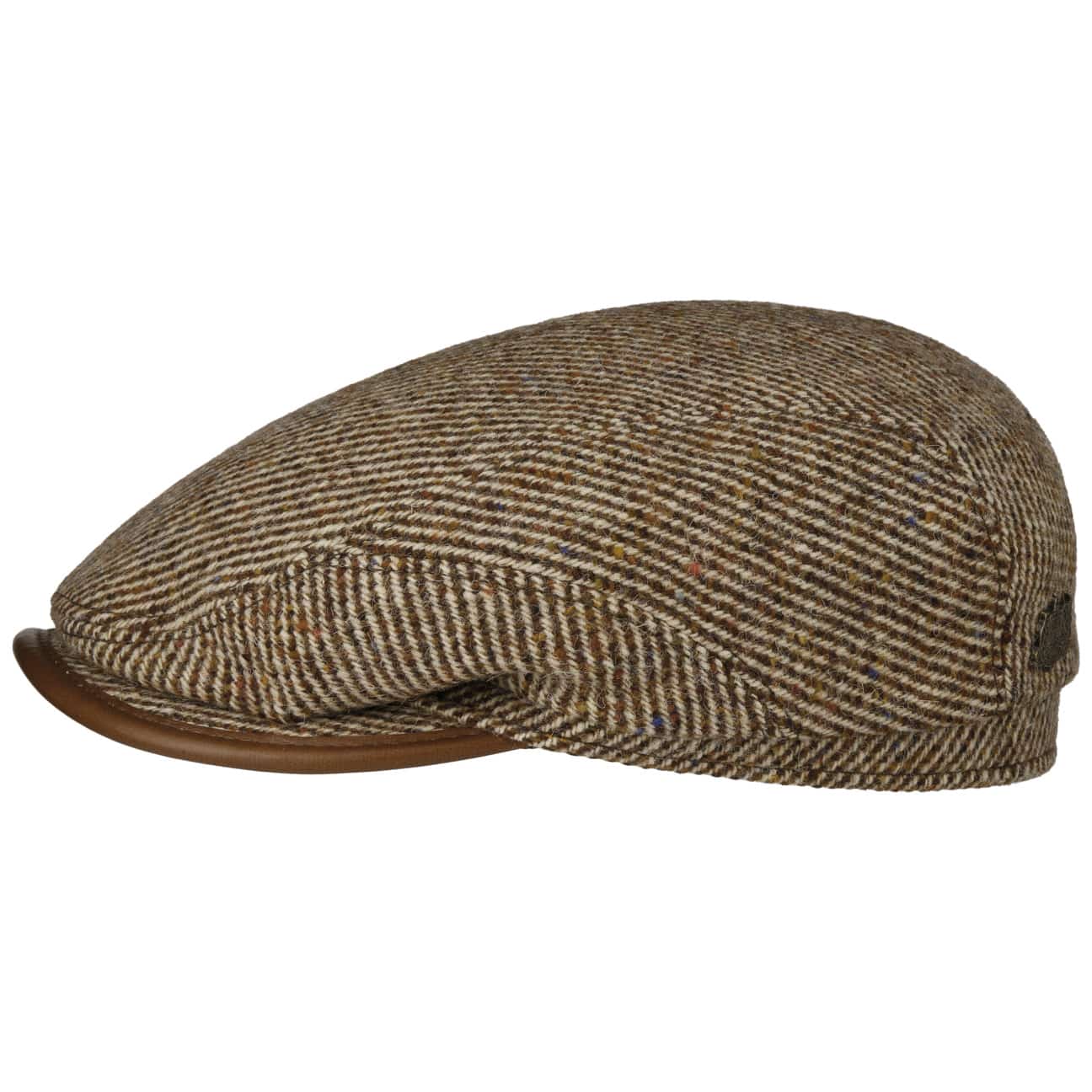 Stetson Dennaco Wool Driver Flat Cap for Men - Classic Winter Hat for Outdoor Activities, Driving, and Casual Wear