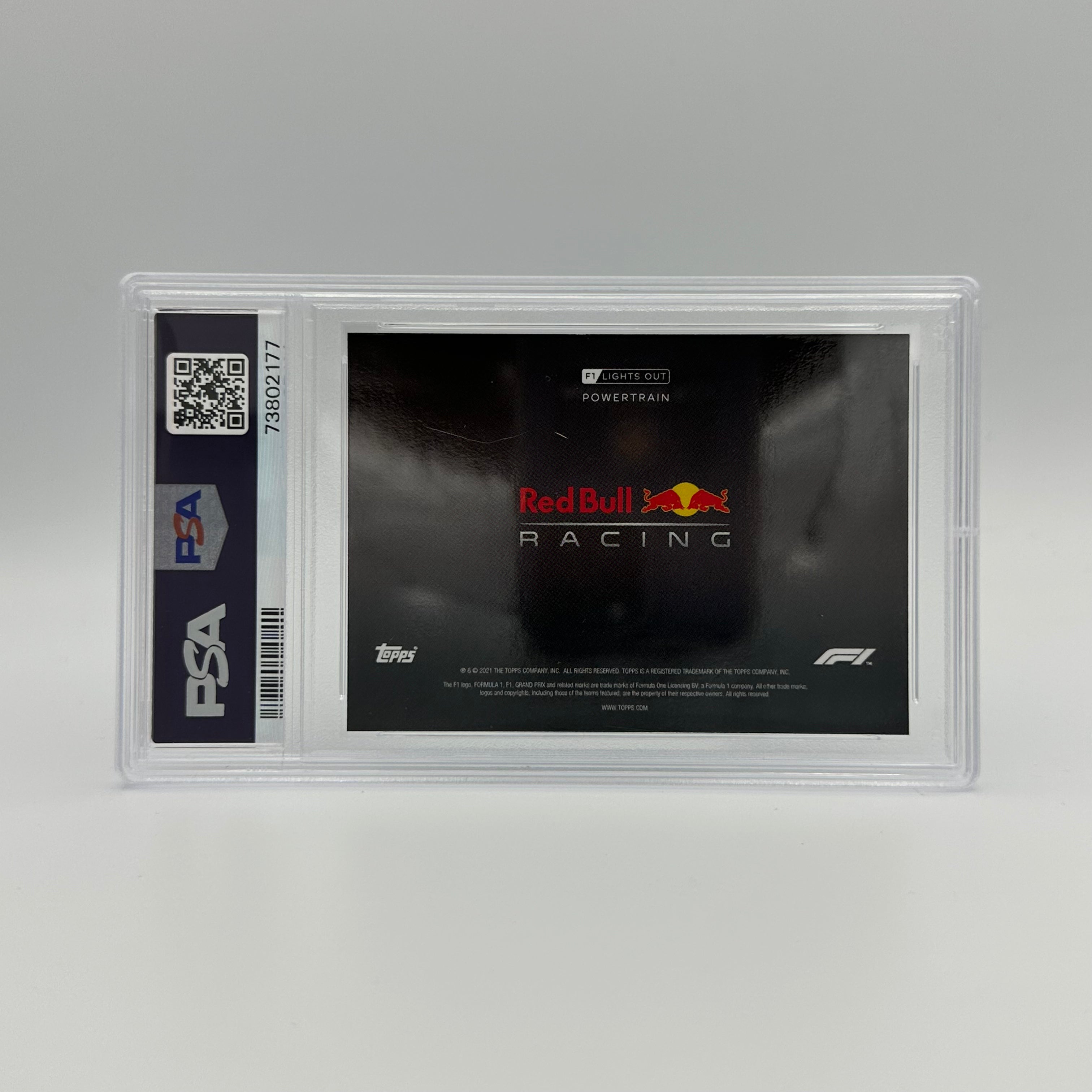 PSA 10 78/99 Red Bull Racing Honda Powertrain Blue - Rare Collectible F1 Racing Card for Display & Investment