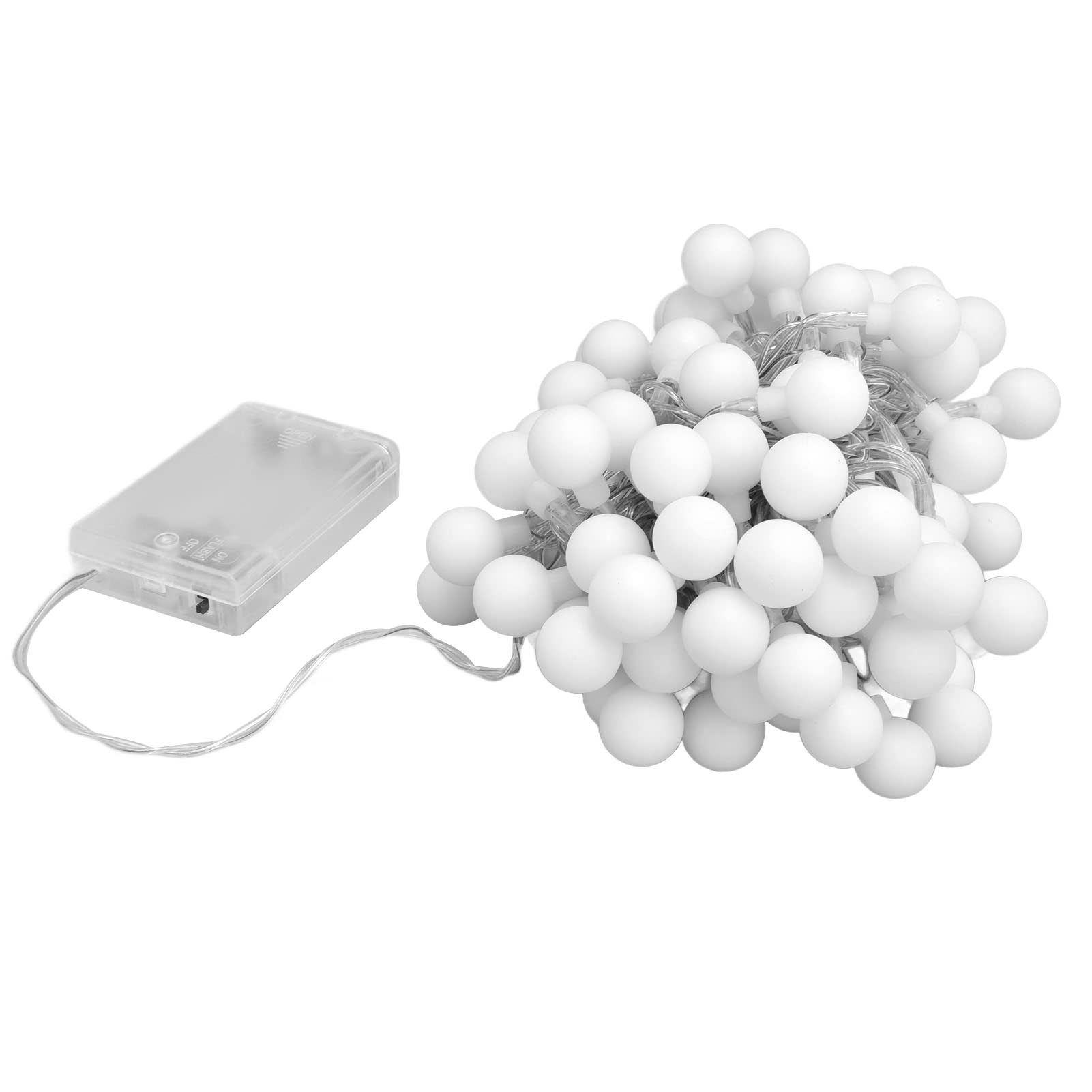 100LED Pearl String Lights - 10m LED Spherical Fairy Lights with 2 Lighting Modes for Bedroom Decor, Wedding, Christmas Tree & Party (Warm White & Cool White) | Perfect for Indoor/Outdoor Holiday Decorations, Nursery Room, Garden, Patio and Special Events