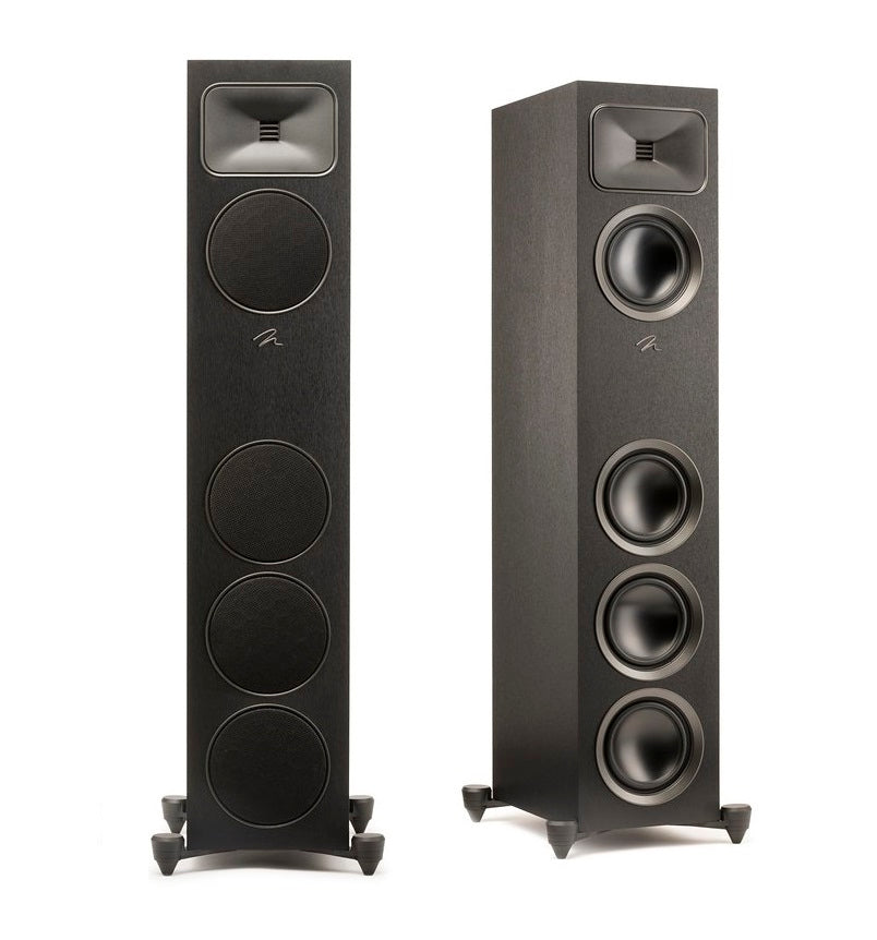 MartinLogan Motion Foundation F1 Tower Speakers (Pair) - High-End Floorstanding Audio System for Home Theater & Music Listening