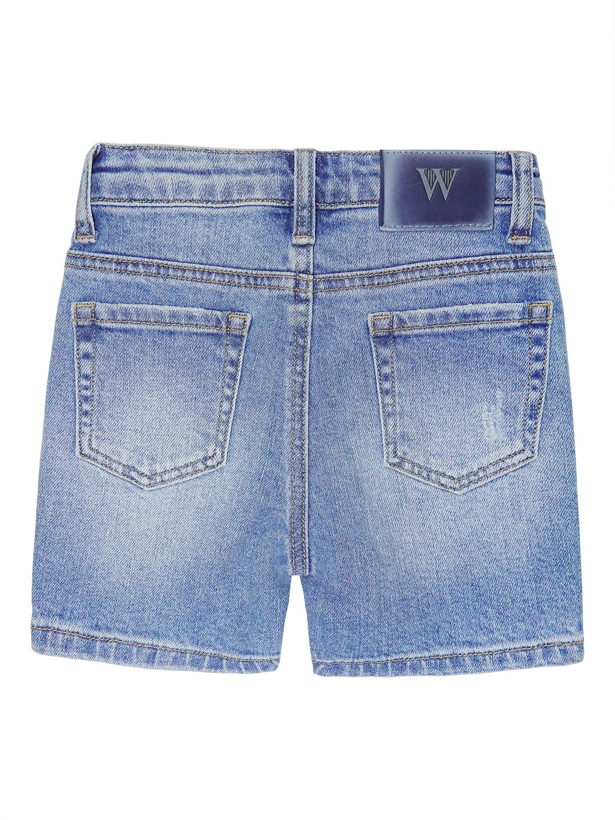KIDSCOOL SPACE Baby & Toddler Ripped Denim Shorts - Cute Distressed Jeans for Little Girls & Boys, Summer Playwear for Outdoor Activities & Casual Wear
