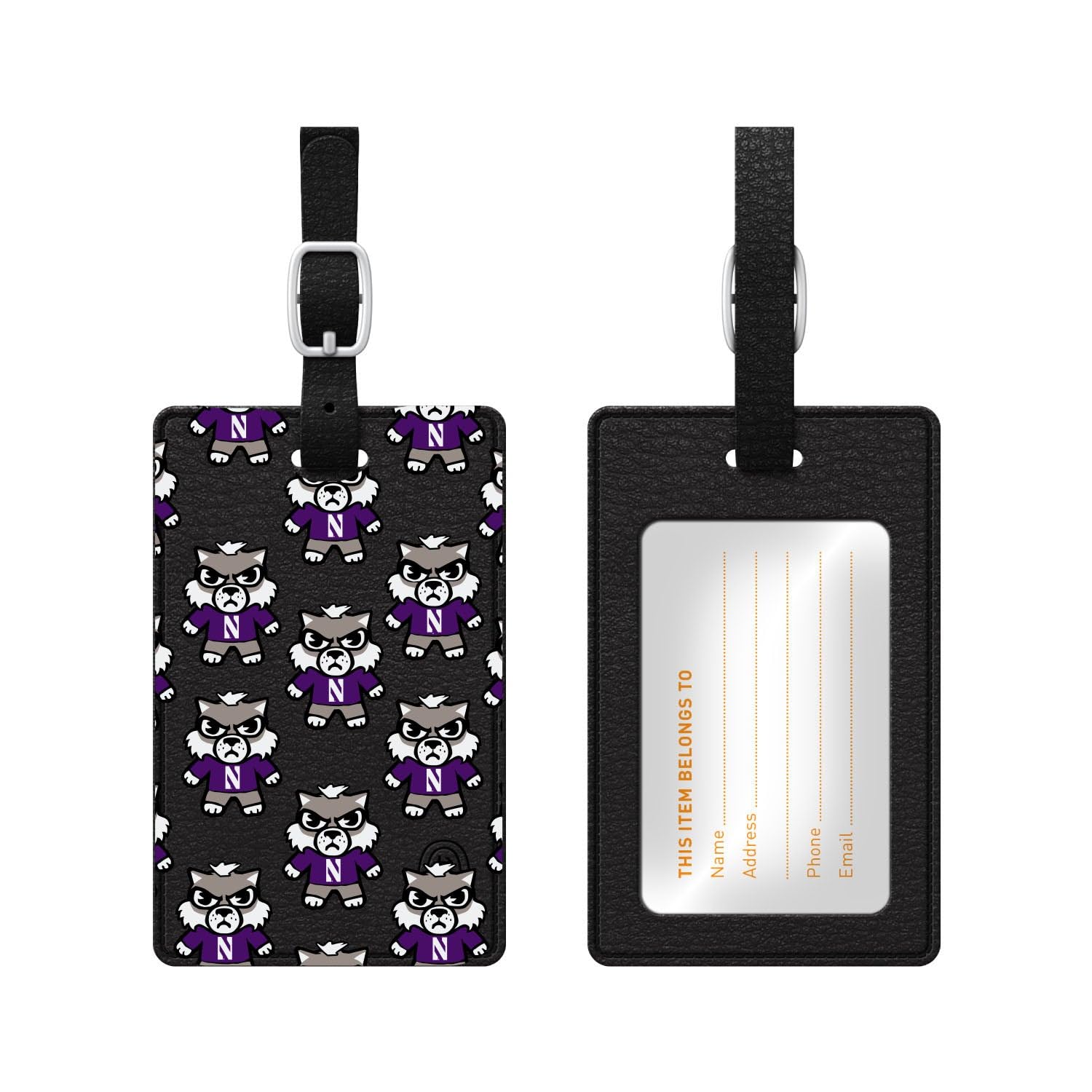Northwestern University Luggage Tag - Durable Personalized Travel Accessory for Tokyo Friends & Alumni - Perfect for Airports, Suitcases, and Gifts
