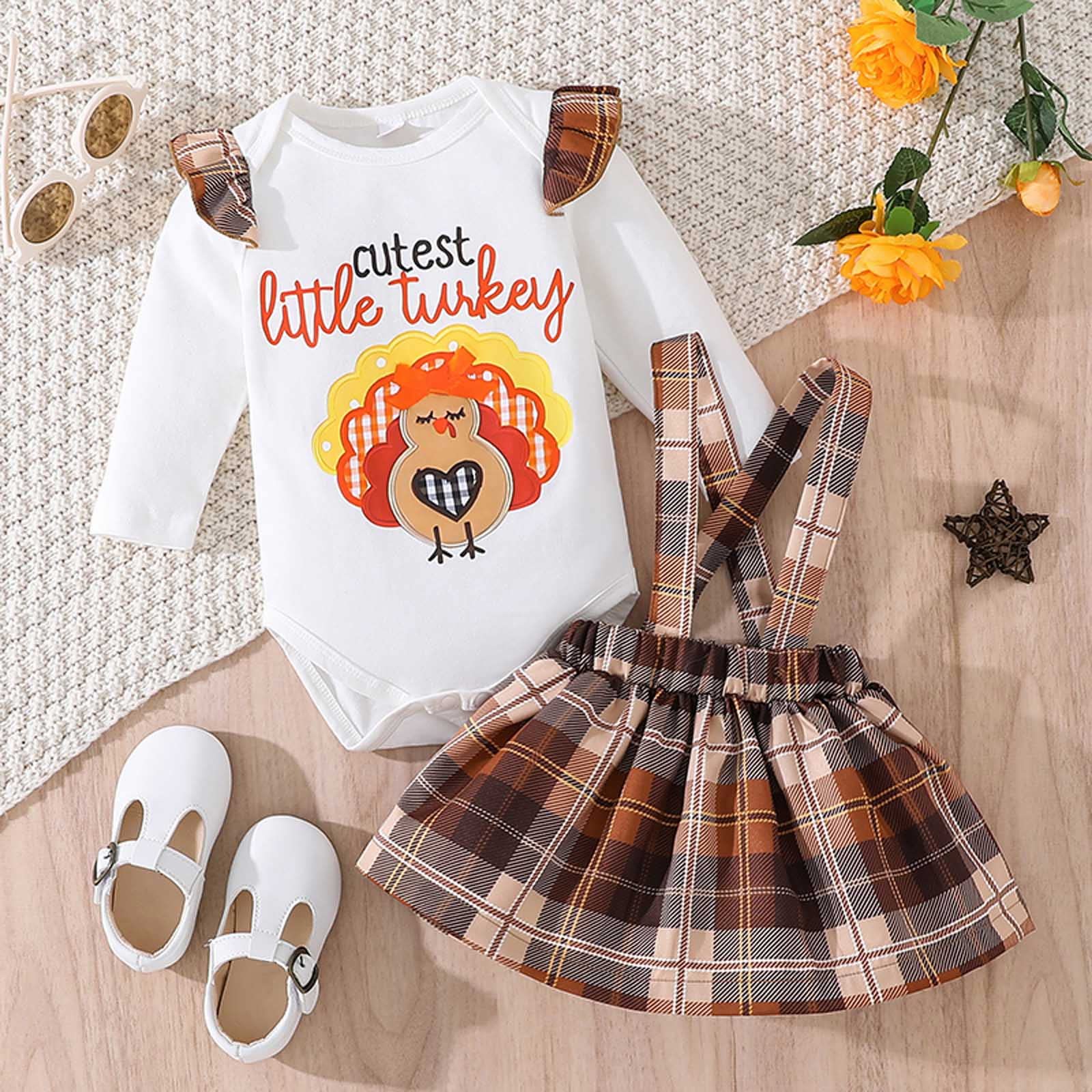 Newborn Baby Girl Romper Dress - Ribbed Knit Long Sleeve Floral Ruffle Bodysuit with Headband - Fall Winter Outfit for Photoshoots, Holidays & Family Gatherings
