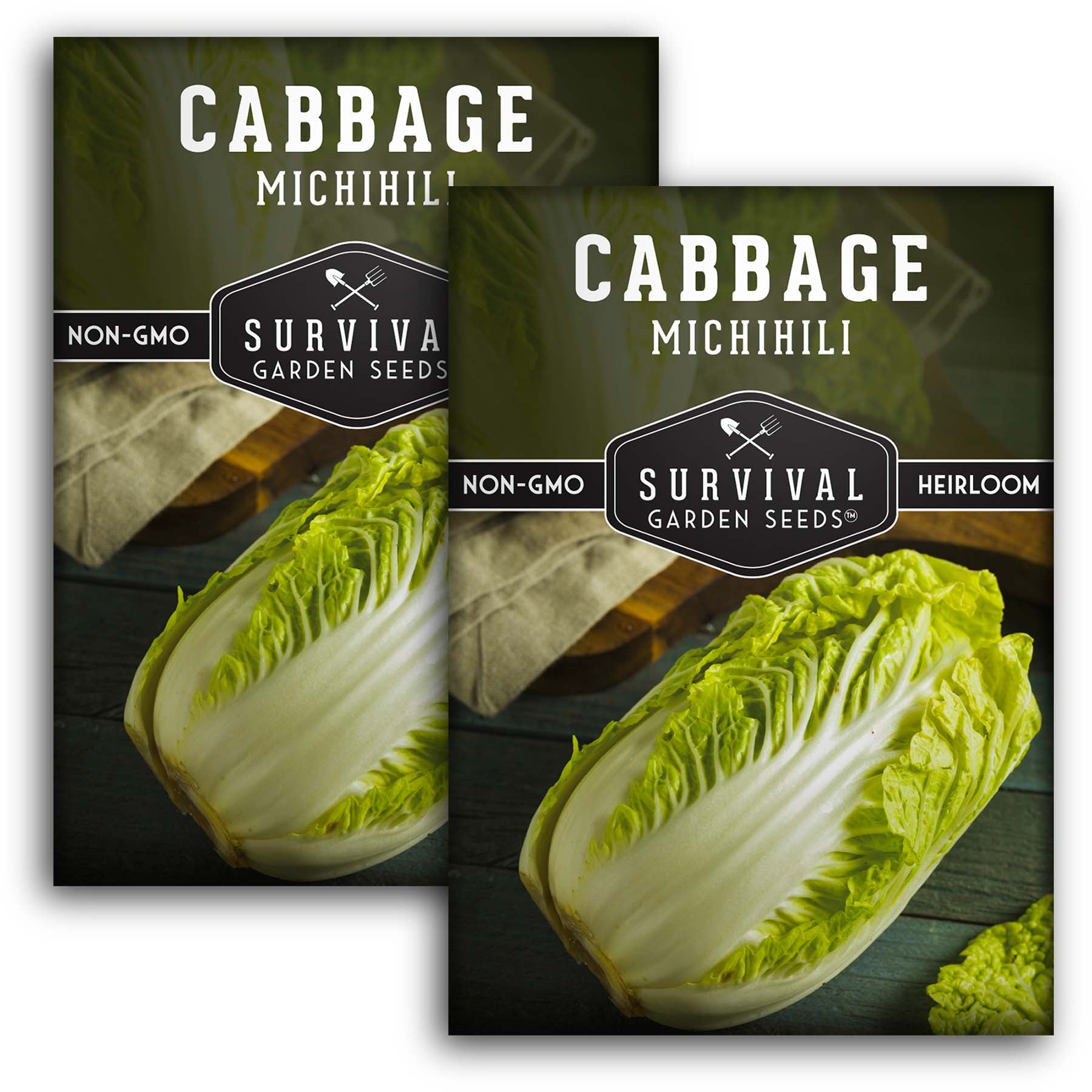 Premium Michihili Nampa Cabbage Seeds - Non-GMO, Heirloom Variety for Home Gardening | Perfect for Asian Cuisine, Stir-fries & Fresh Salads