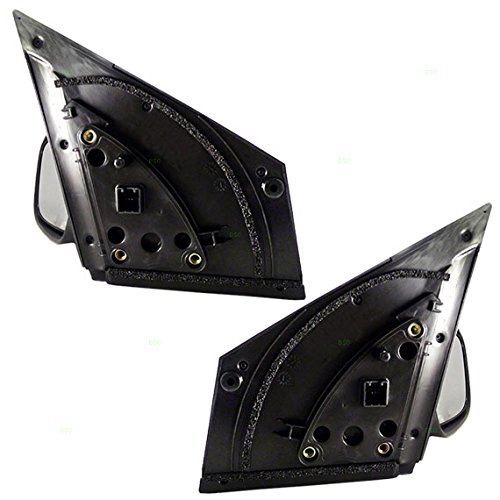 Brock Replacement Power Side View Mirrors for 2012-2017 Hyundai Accent - Driver & Passenger Side Mirrors (Part# 87610-1R210 & 87620-1R210) - Perfect for Road Safety & Blind Spot Visibility