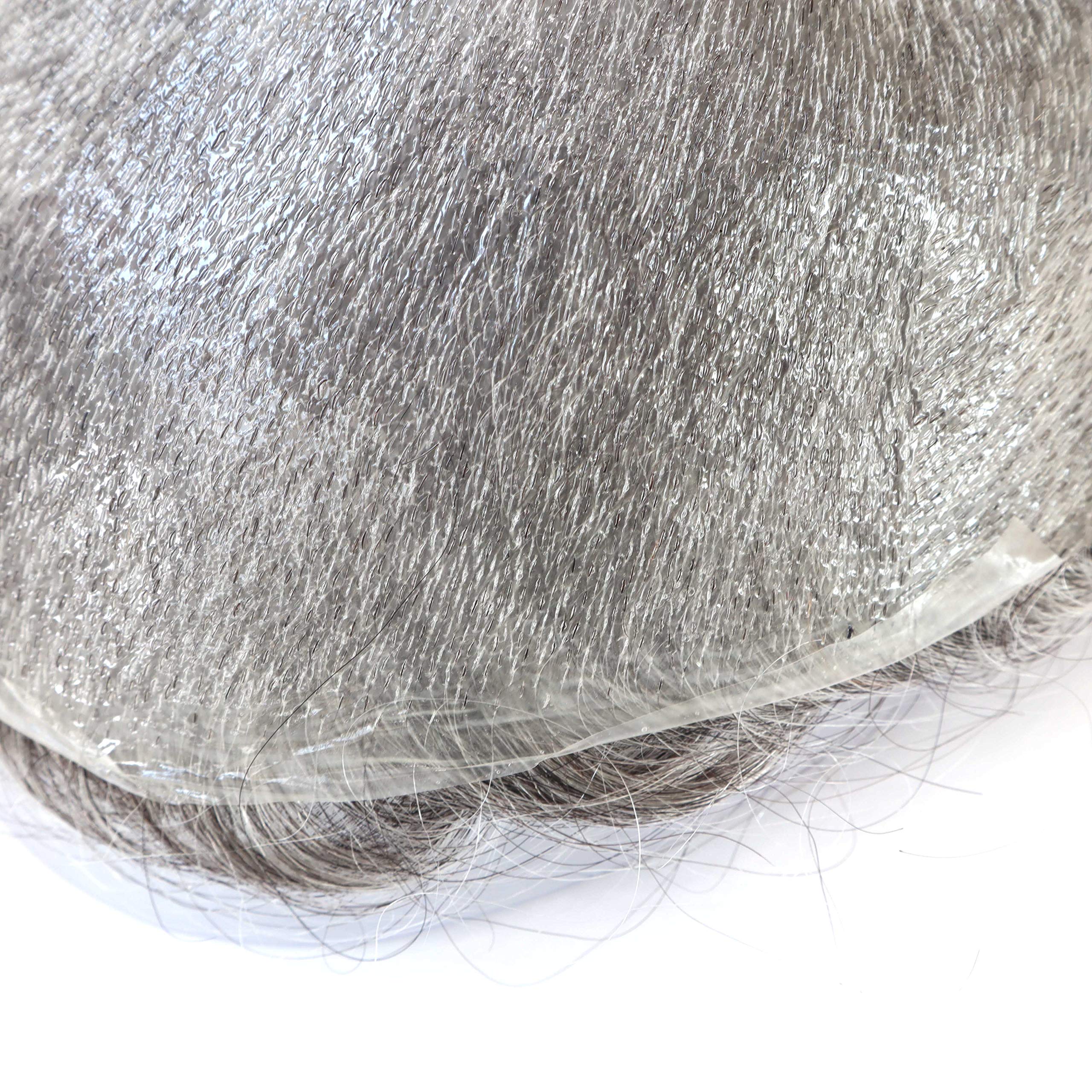 Natural Mens Human Hair Toupee - Ultra Thin Skin Hair Replacement System #365 for Thinning Hair & Baldness - Perfect for Daily Wear, Special Occasions & Confidence Boost