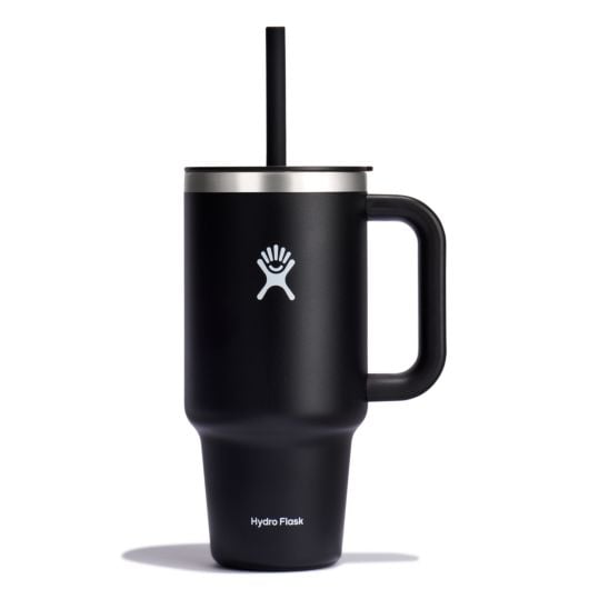32 oz Insulated Travel Tumbler with Lid - Stainless Steel Vacuum Flask for Hot & Cold Drinks - Perfect for Commuting, Camping, and Office Use