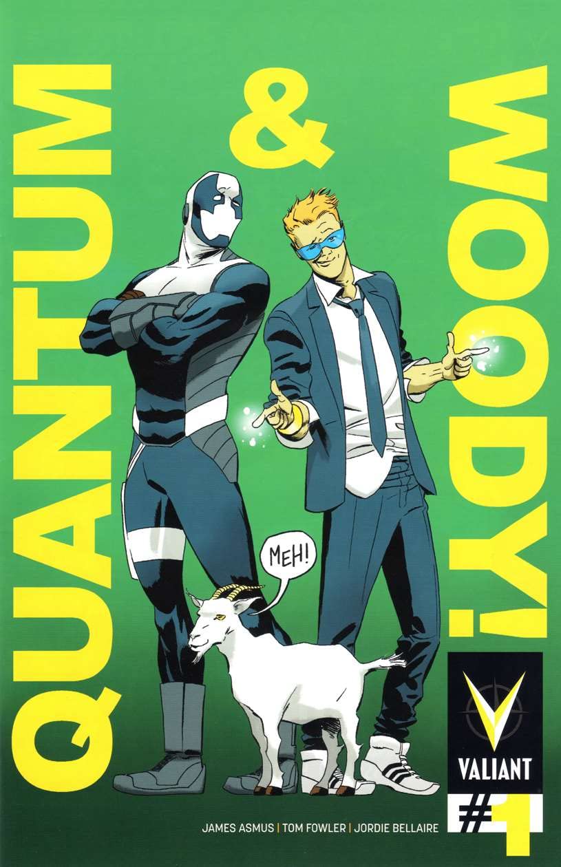Quantum And Woody (2nd Series) #1A VF/NM Valiant Comic Book - Pullbox Variant | Rare Collectible Edition for Comic Enthusiasts & Investors | Perfect for Display, Gifts, and Comic Book Collections