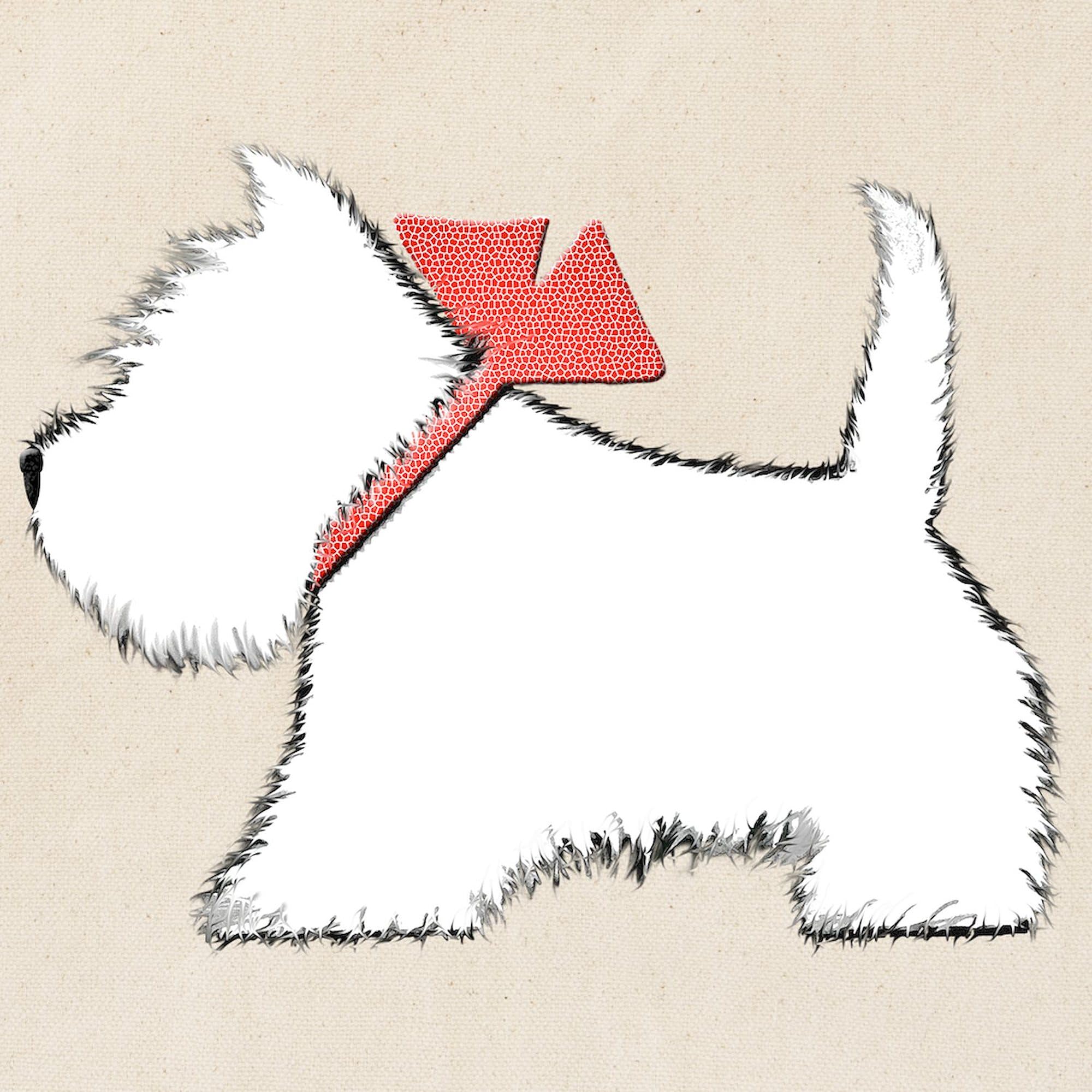 Stylish Westie Dog Art Canvas Tote Bag - Eco-Friendly Reusable Shopping Bag for Groceries, Beach & Daily Use | Cute West Highland White Terrier Design