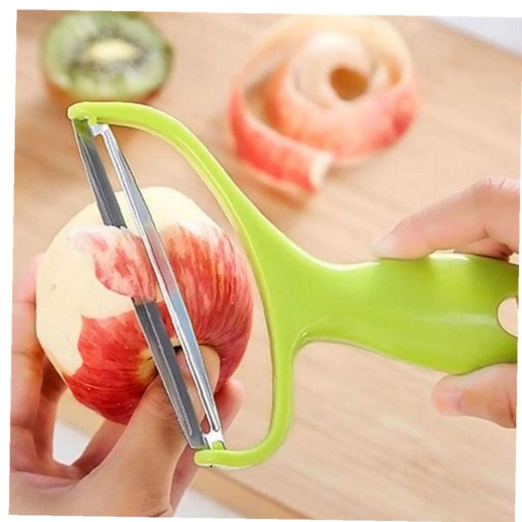 1PC Stainless Steel Cabbage Grater Slicer - Potato Peeler, Vegetable Cutter & Salad Maker - Multi-Purpose Fruit Zester for Kitchen, Camping & Meal Prep