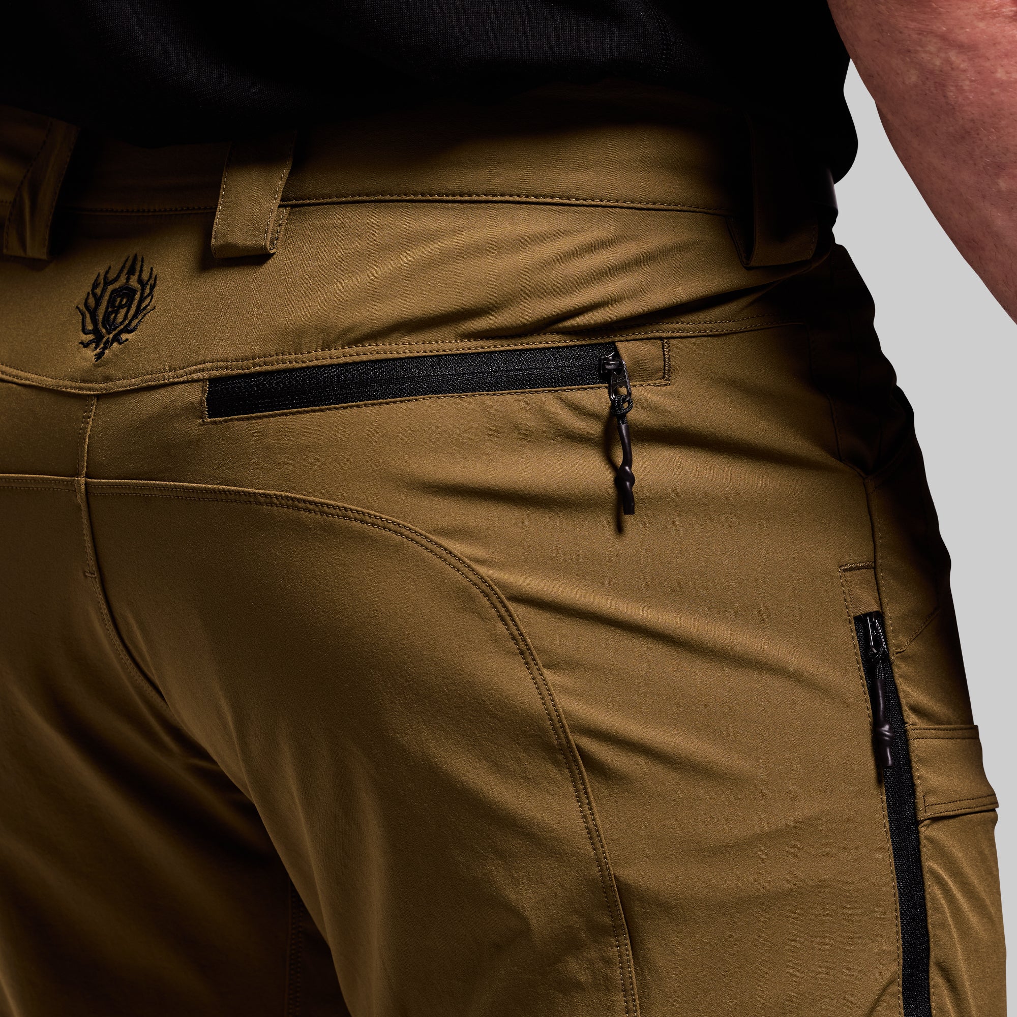 Men's Frontier Pant Light 2.0 - Quick-Dry Hiking Pants with UPF Protection & Stretch (Crocodile Color) - Perfect for Outdoor Adventures, Camping & Travel
