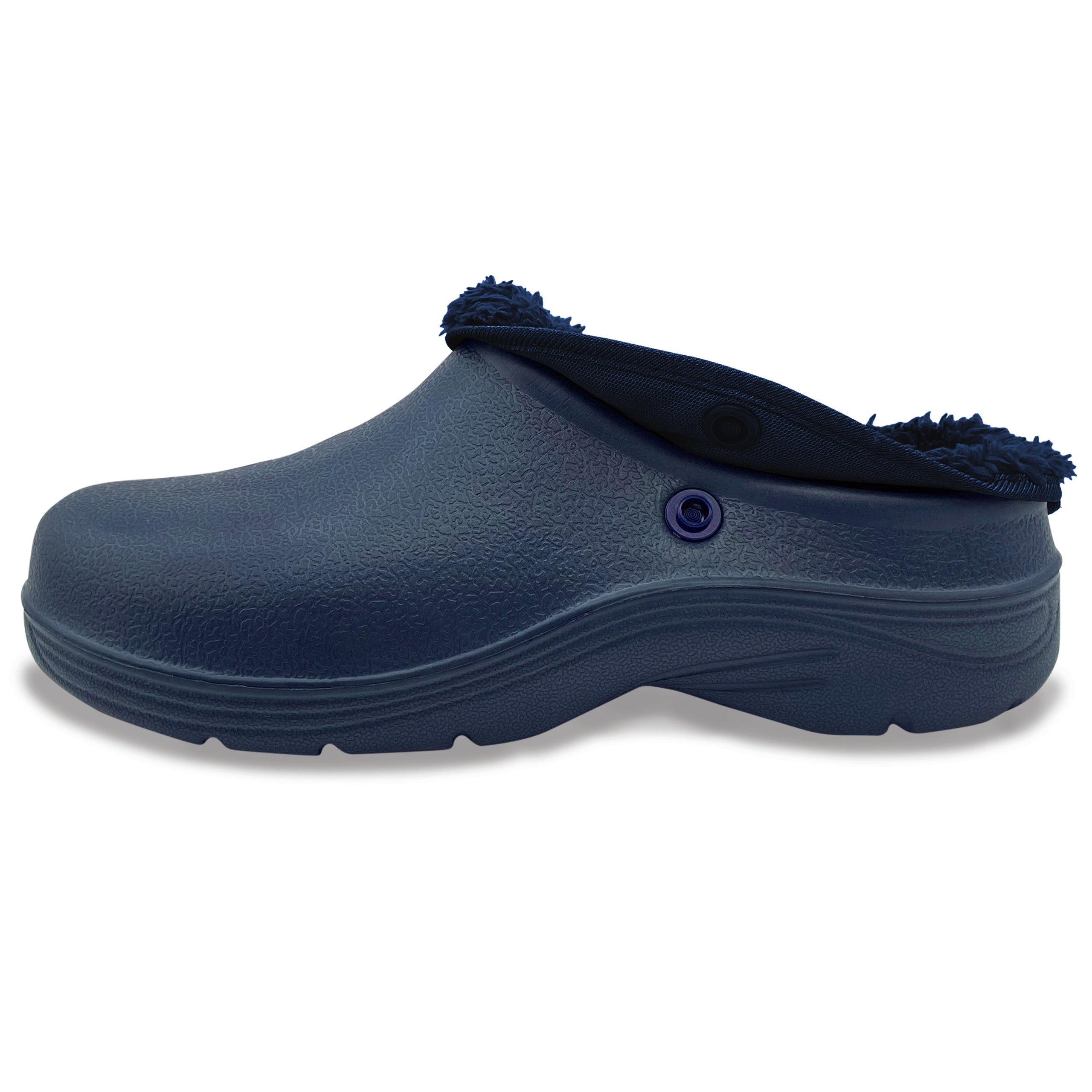 Women's Thermal Fleece Lined Garden Clogs - Warm Slip-Resistant Outdoor Shoes for Winter Gardening, Yard Work & Home Use